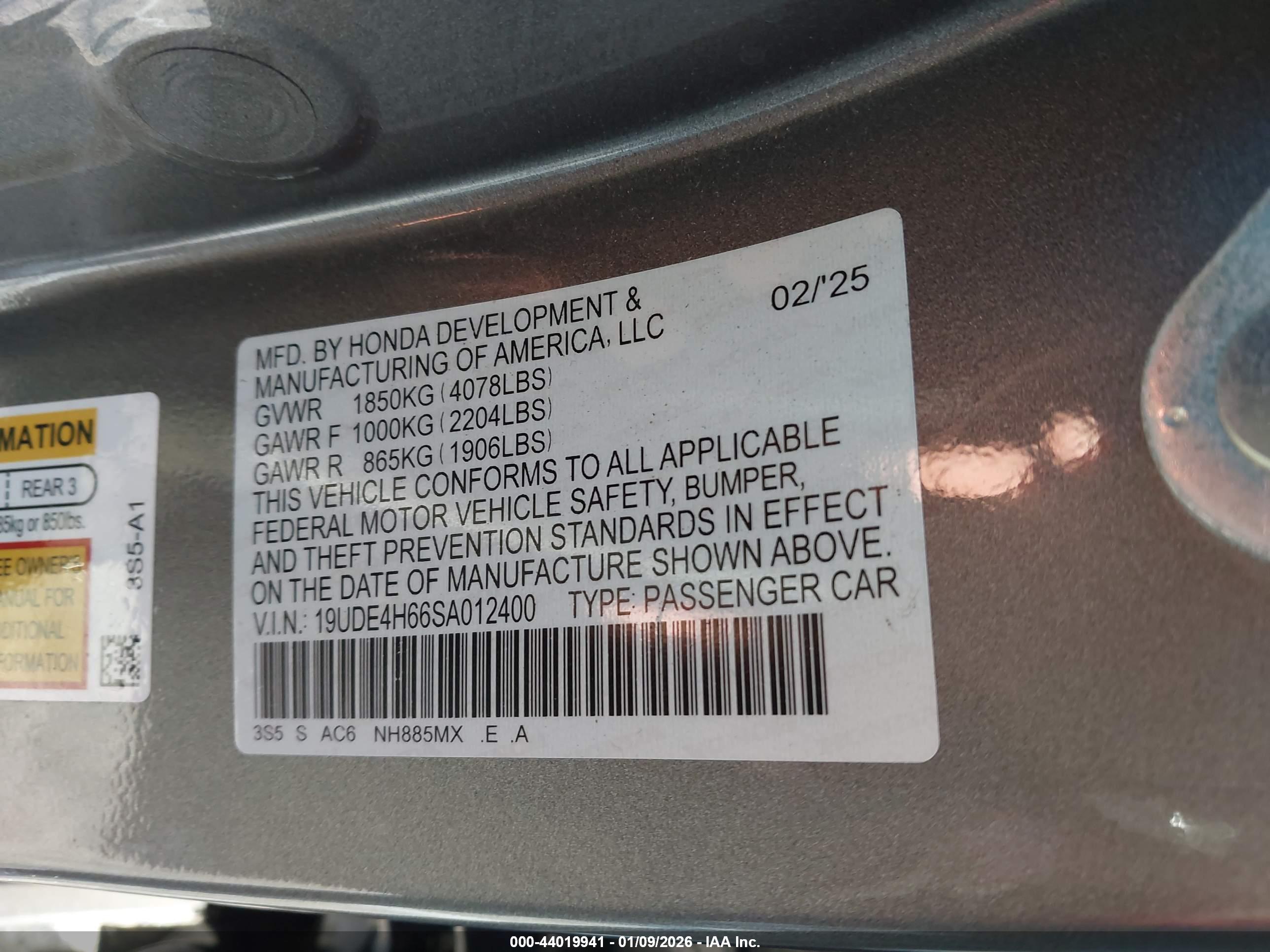 ACURA INTEGRA image 9