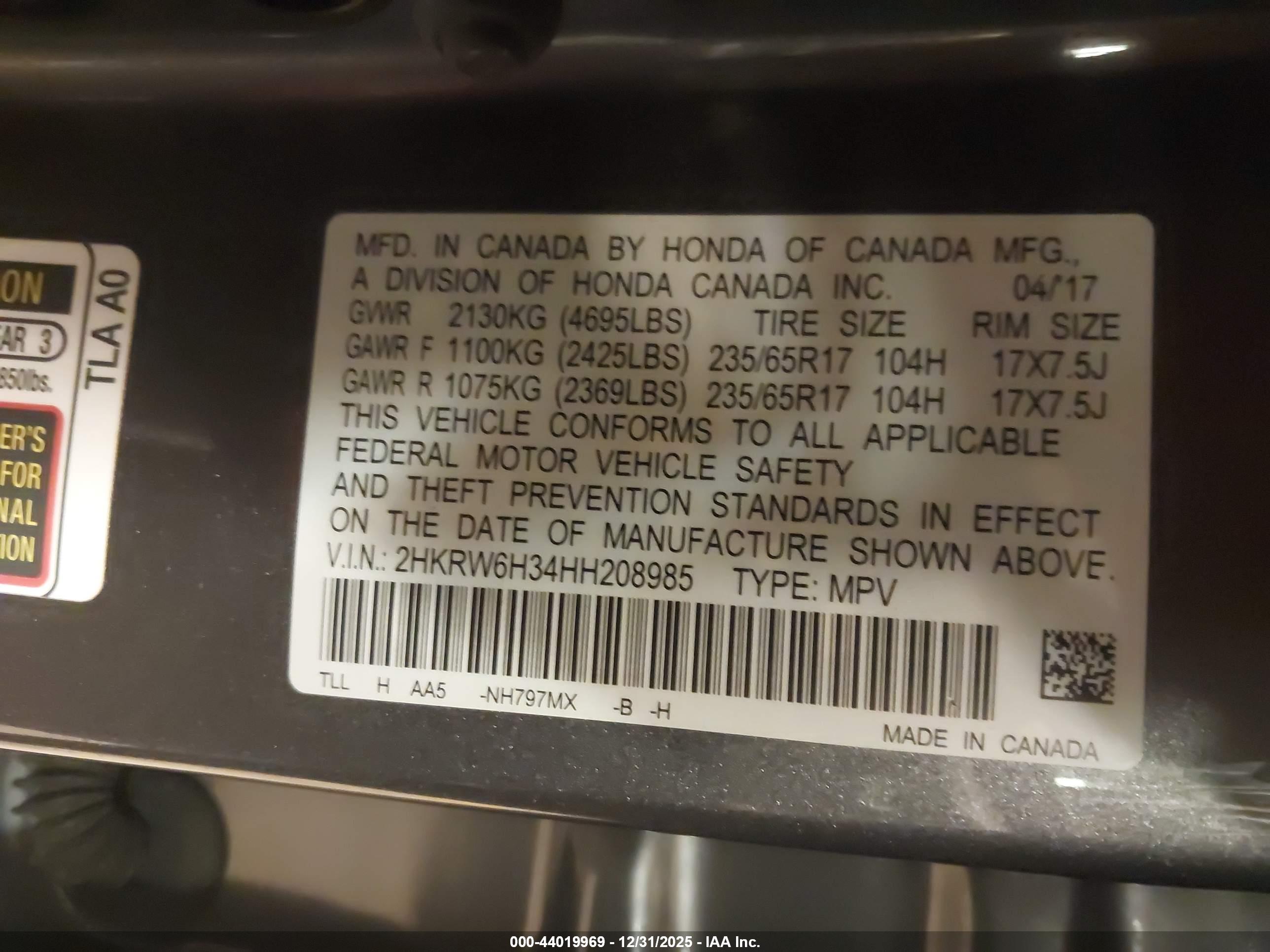 HONDA CR-V image 9