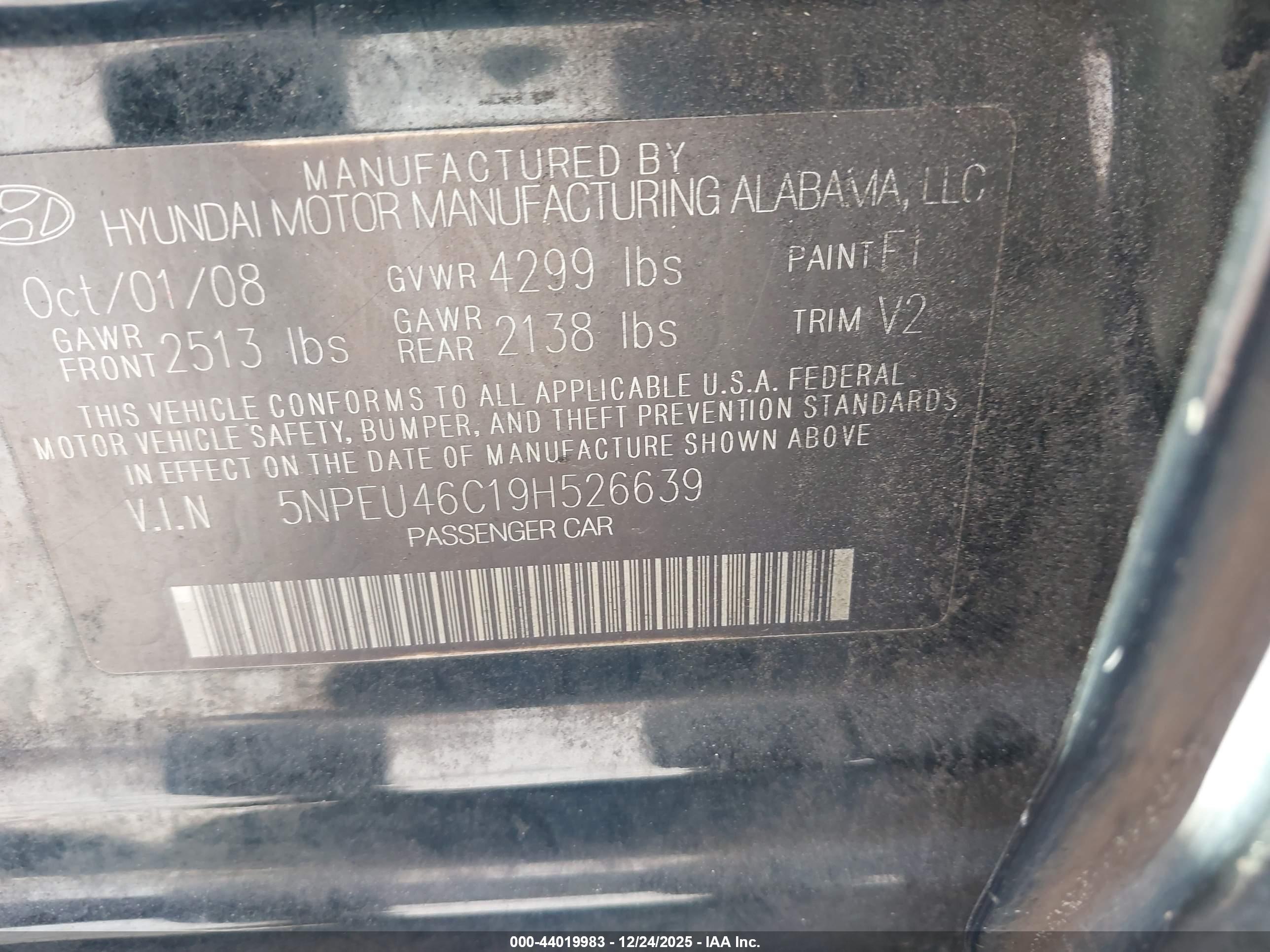 HYUNDAI SONATA image 9