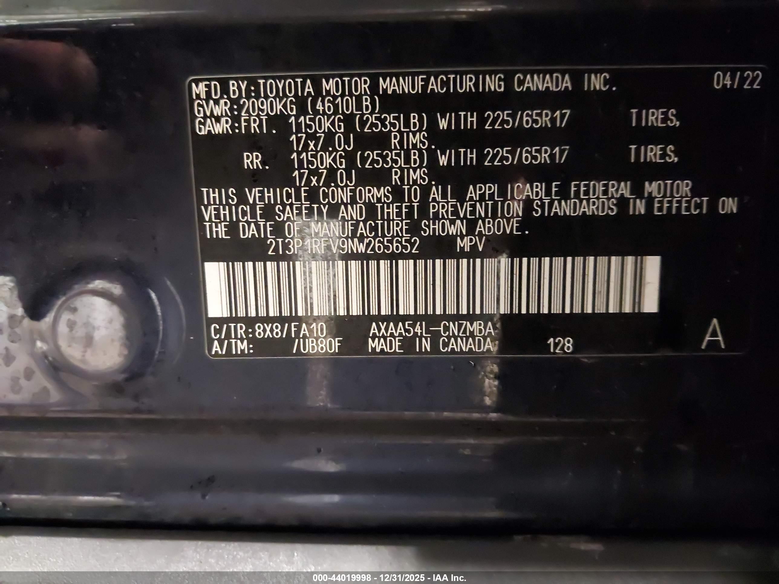 TOYOTA RAV4 image 9