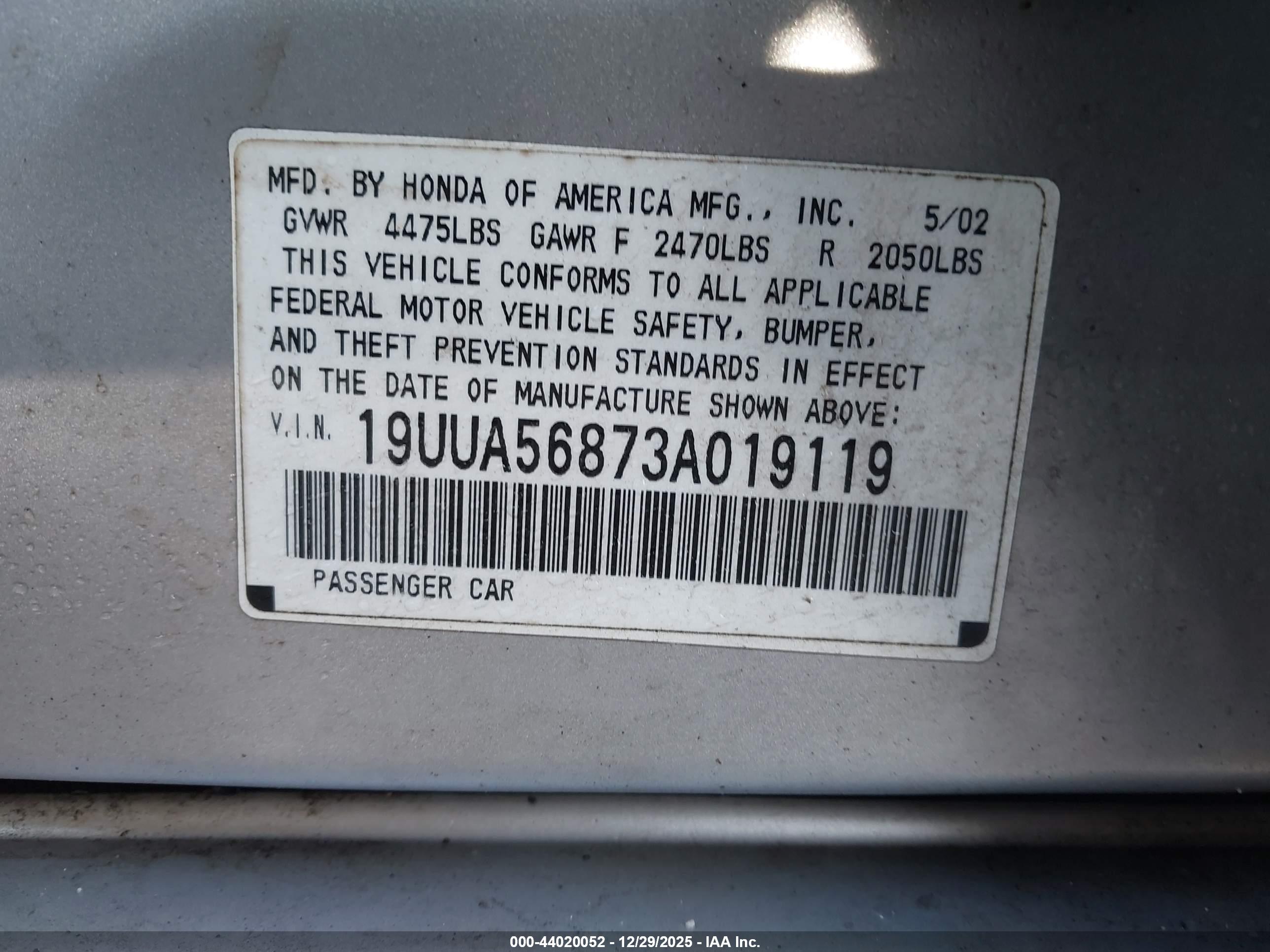 ACURA TL image 9