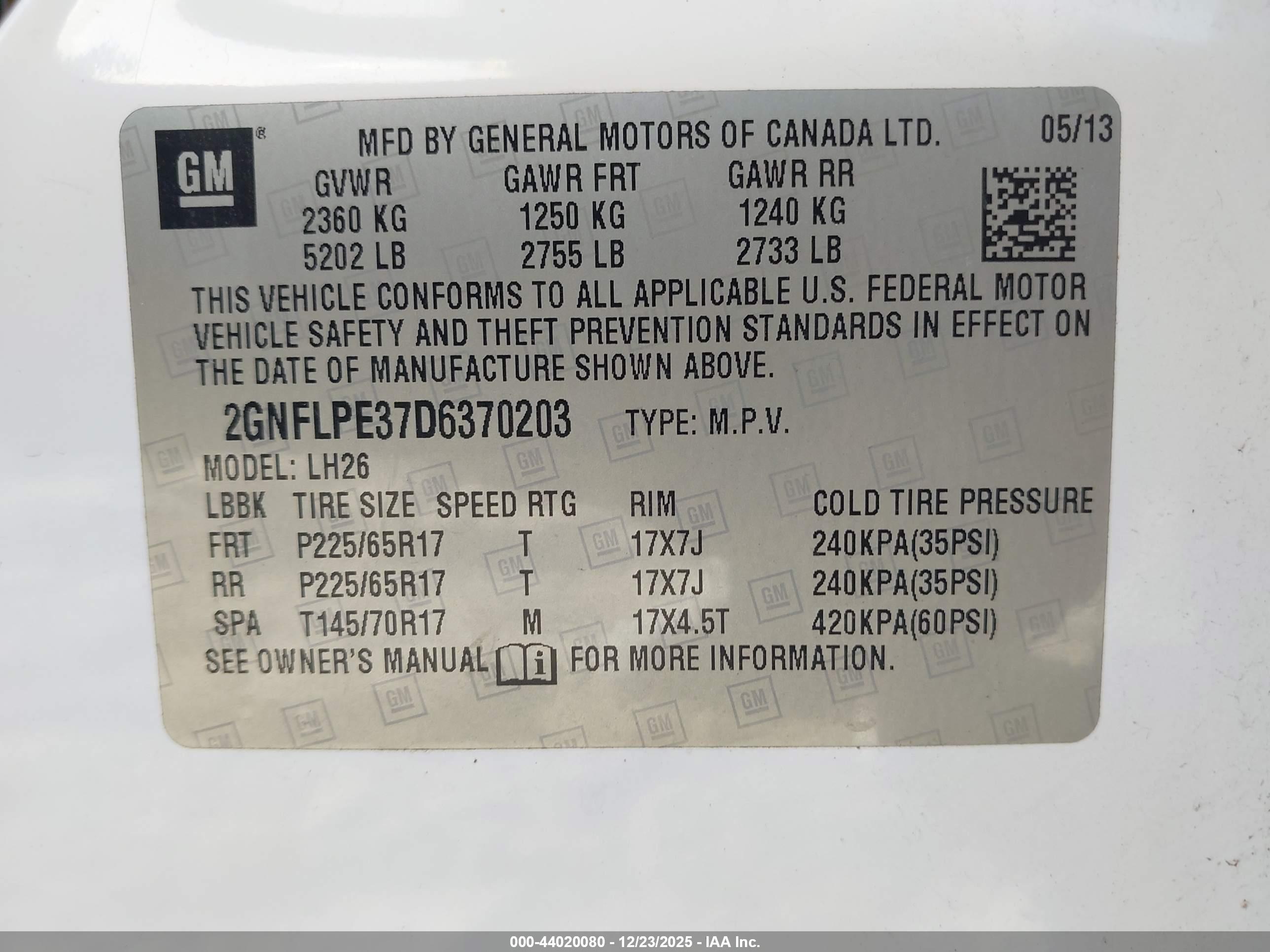 CHEVROLET EQUINOX image 9