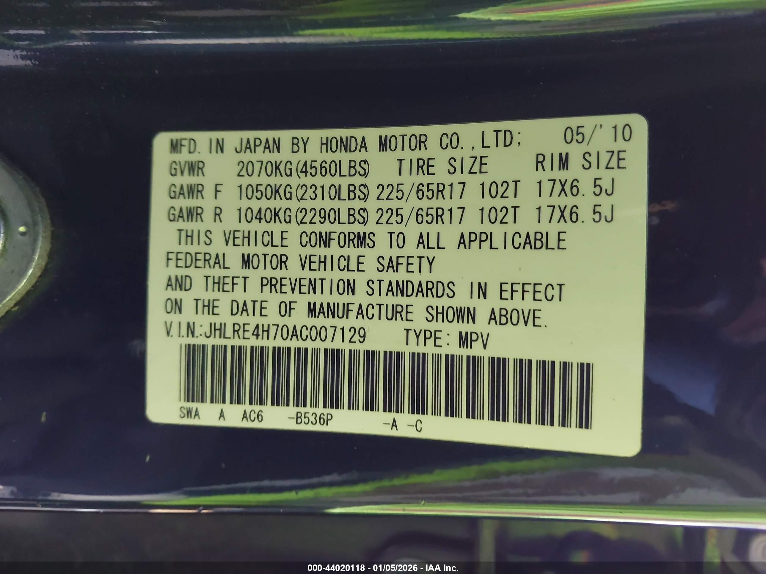 HONDA CR-V image 9