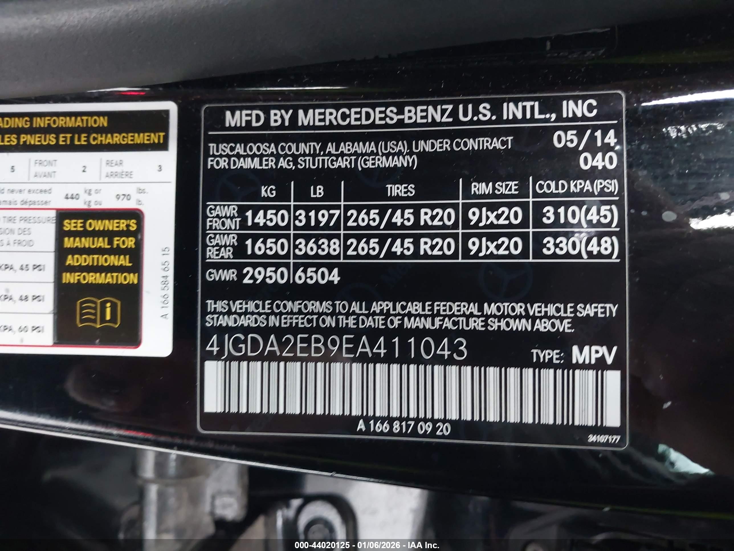 MERCEDES-BENZ ML image 9