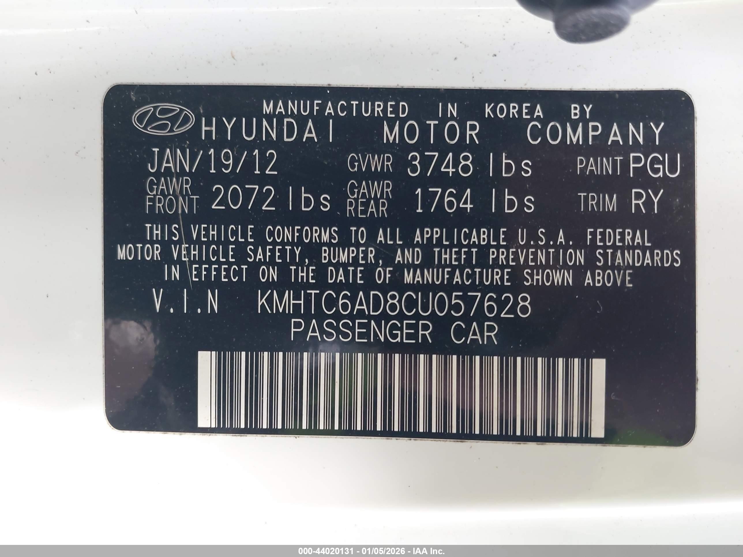 HYUNDAI VELOSTER image 9