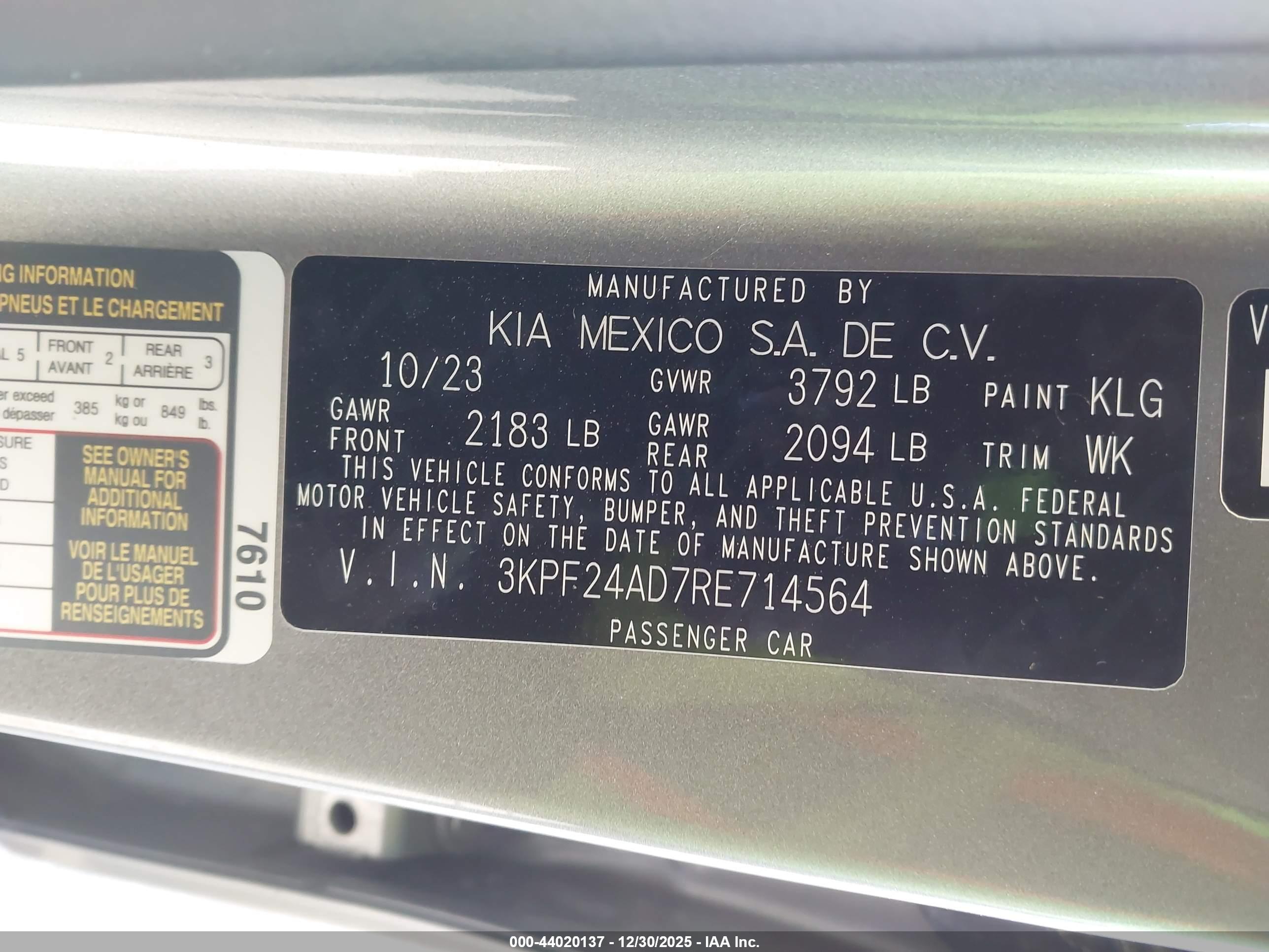 KIA FORTE image 9