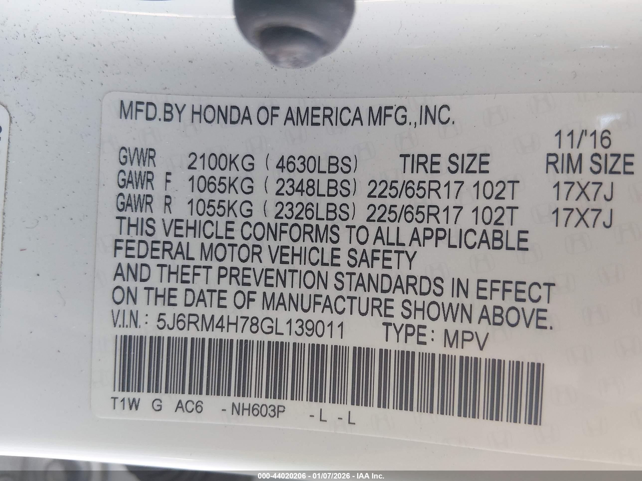 HONDA CR-V image 9