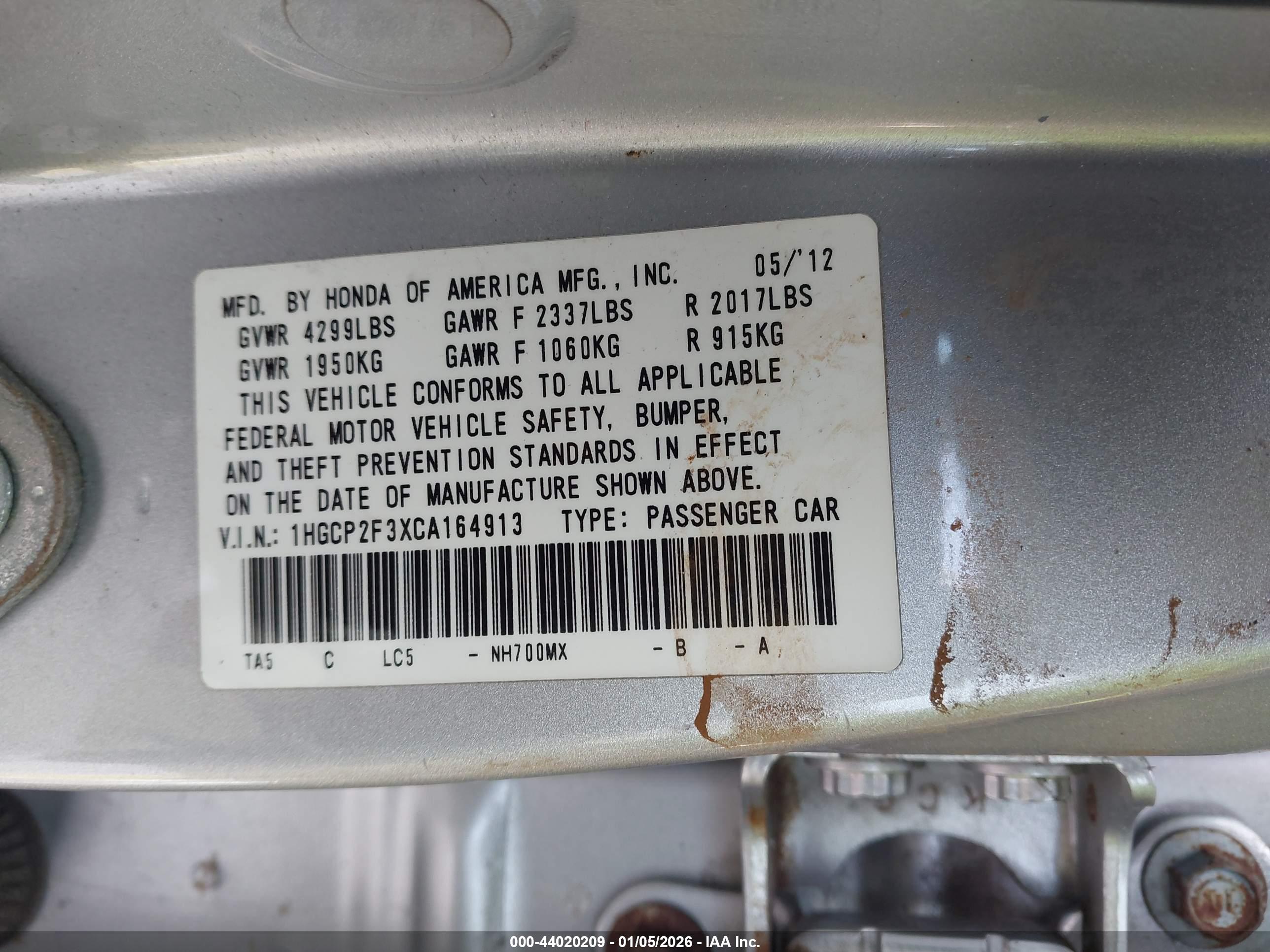 HONDA ACCORD image 9