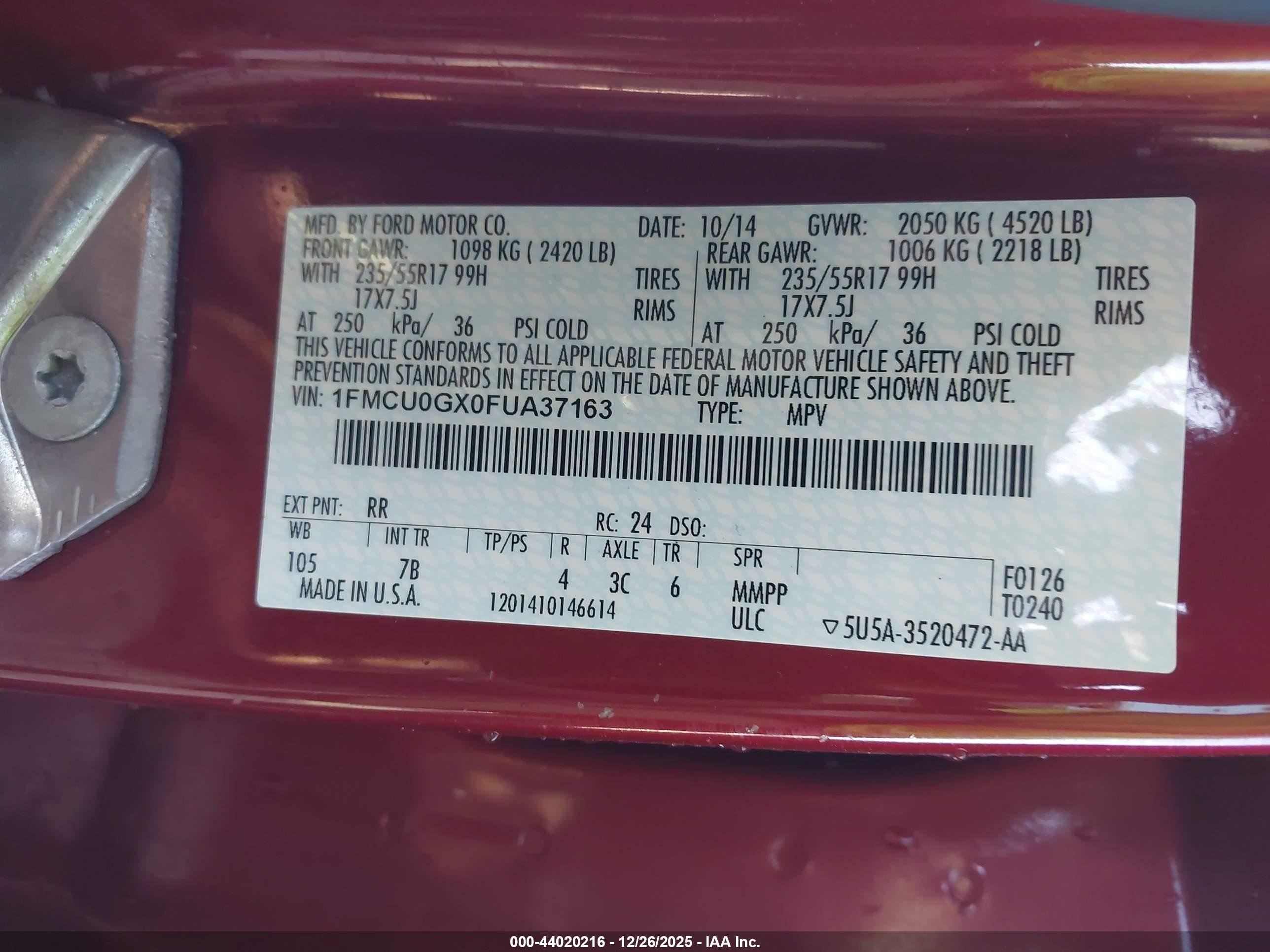 FORD ESCAPE image 9