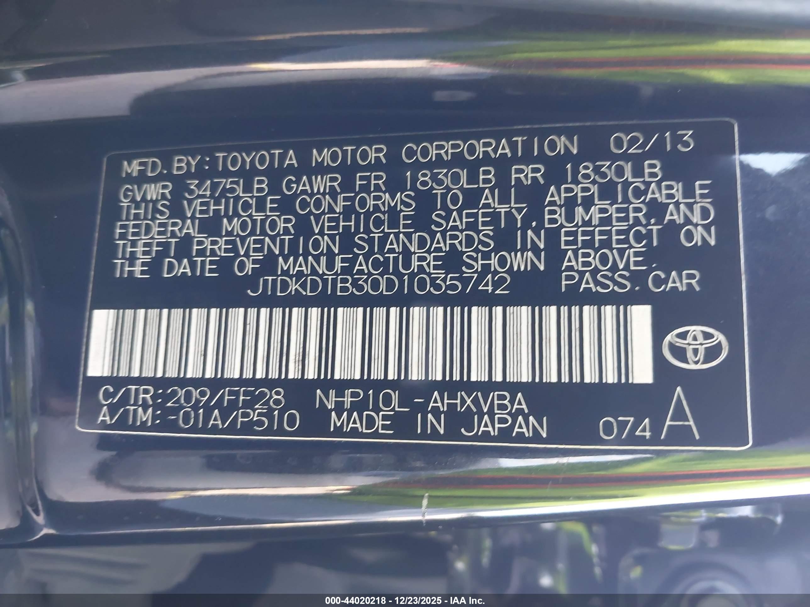 TOYOTA PRIUS image 9