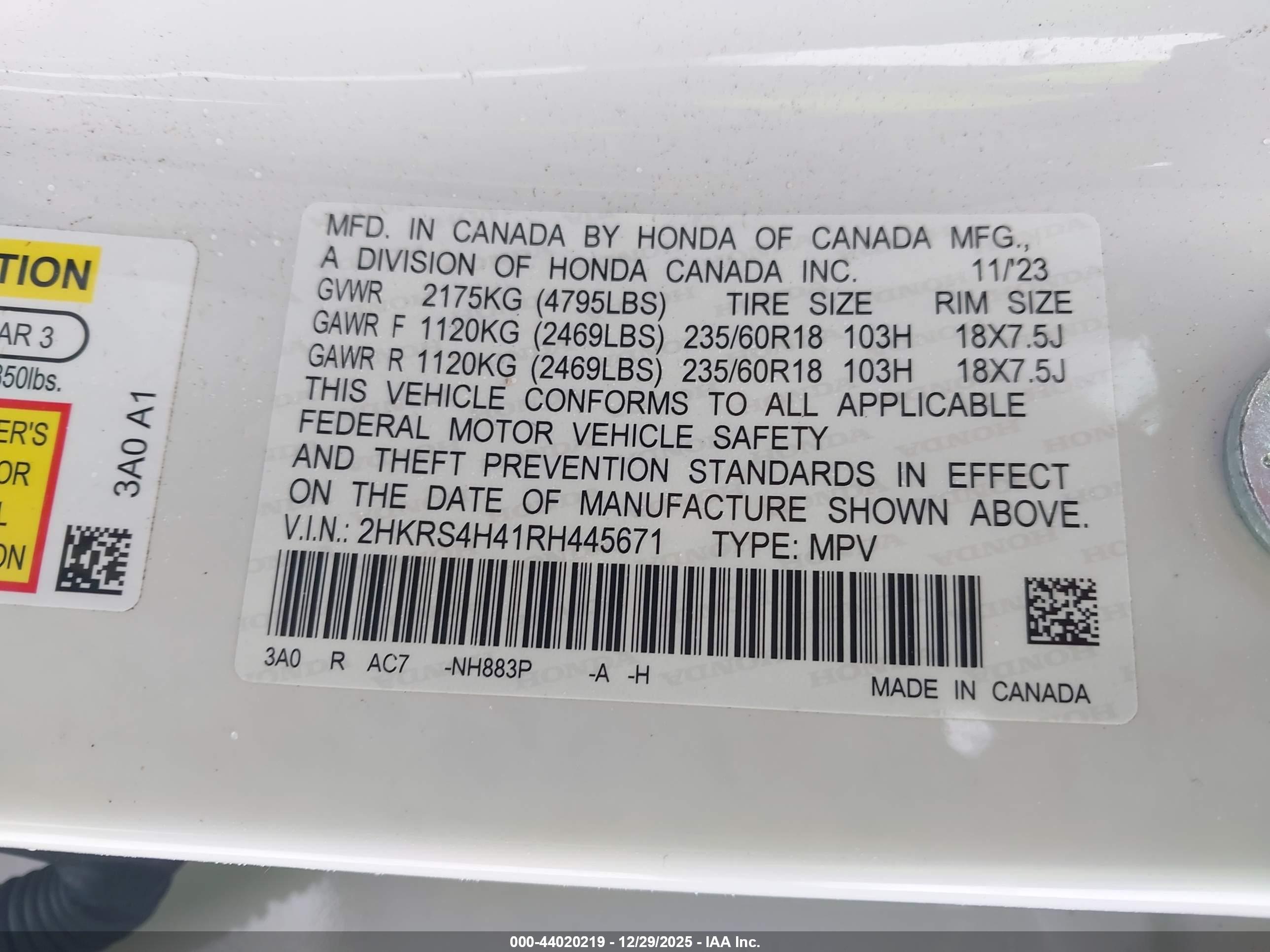 HONDA CR-V image 9