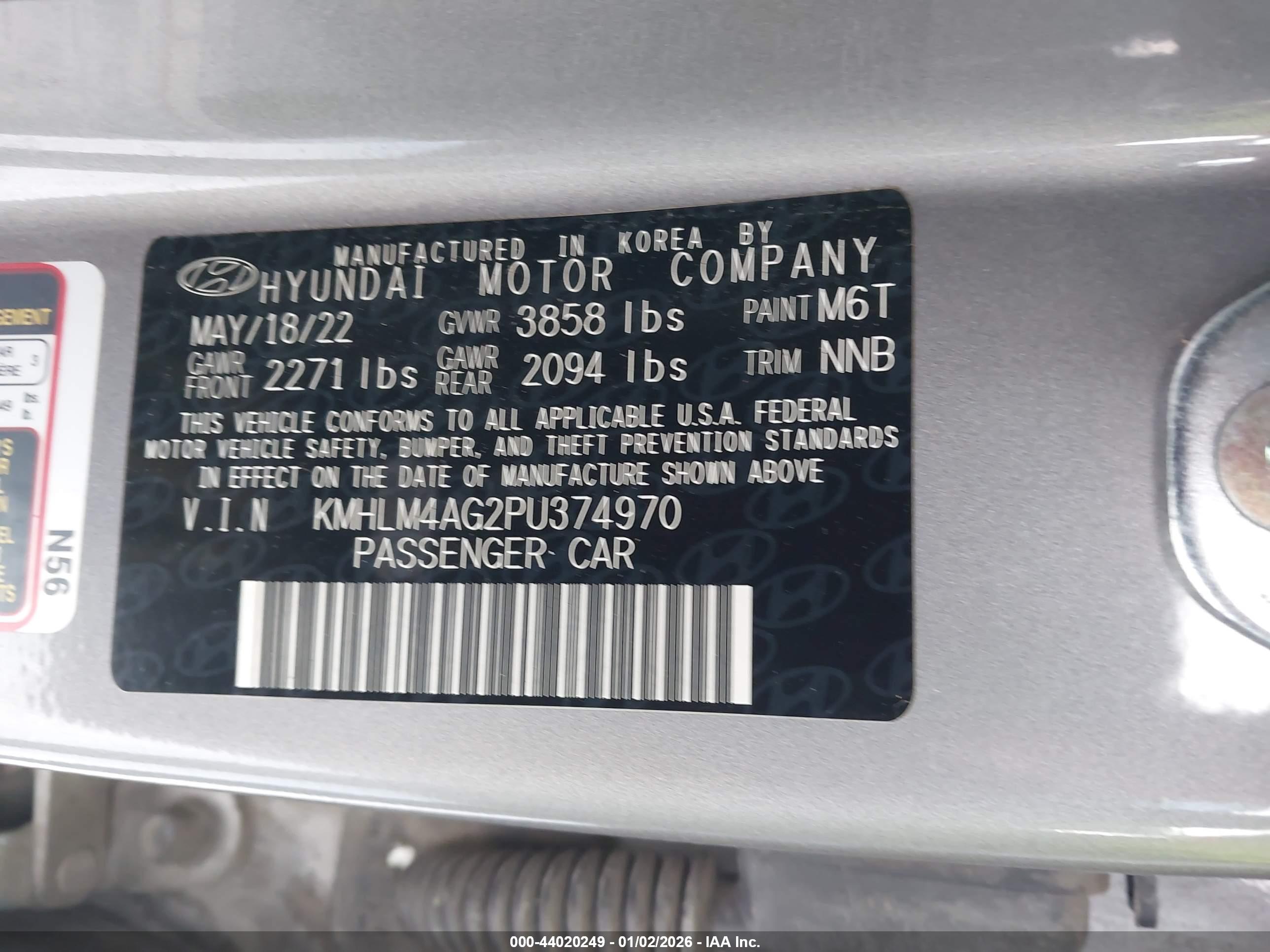 HYUNDAI ELANTRA image 9