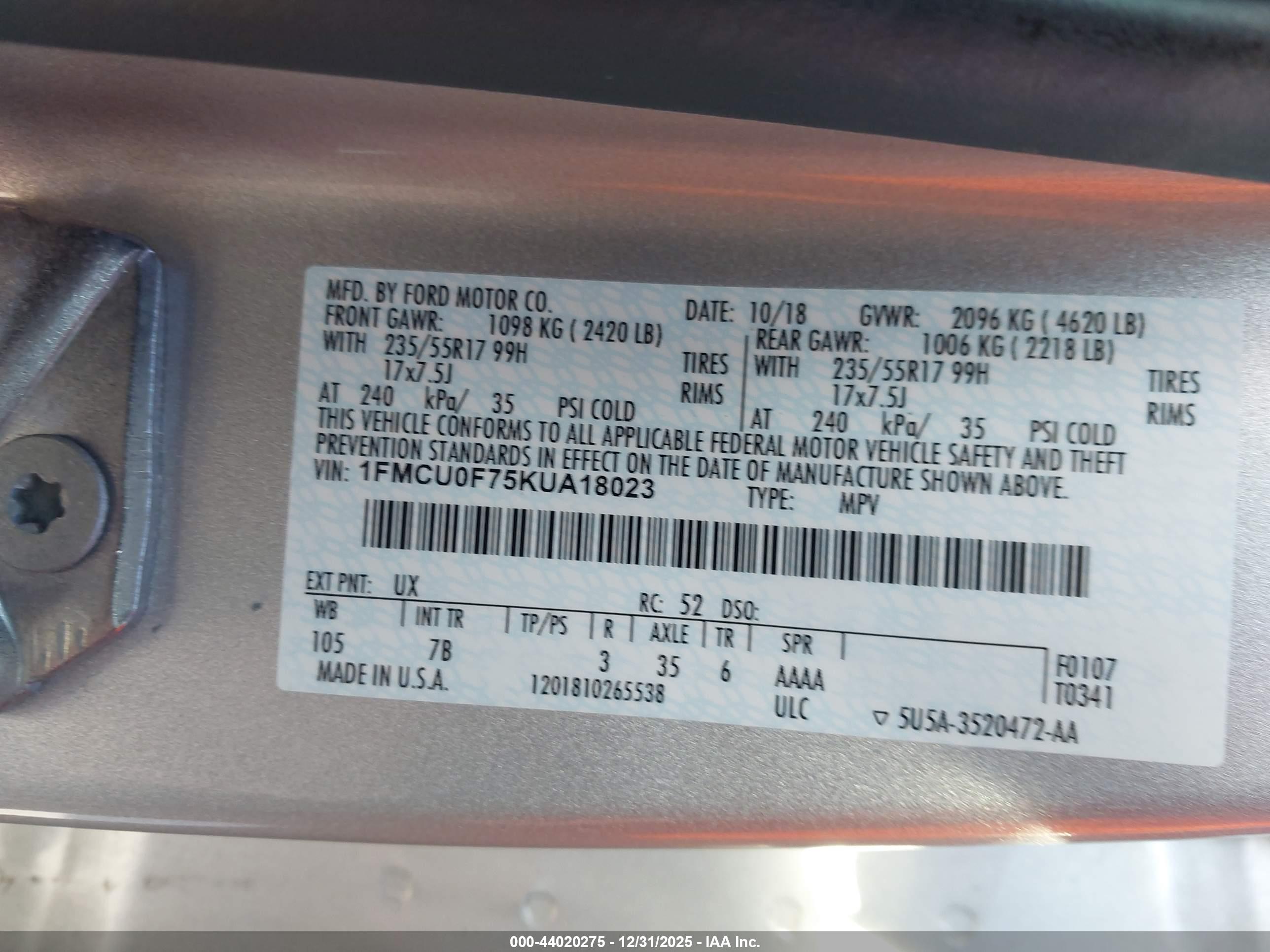 FORD ESCAPE image 9