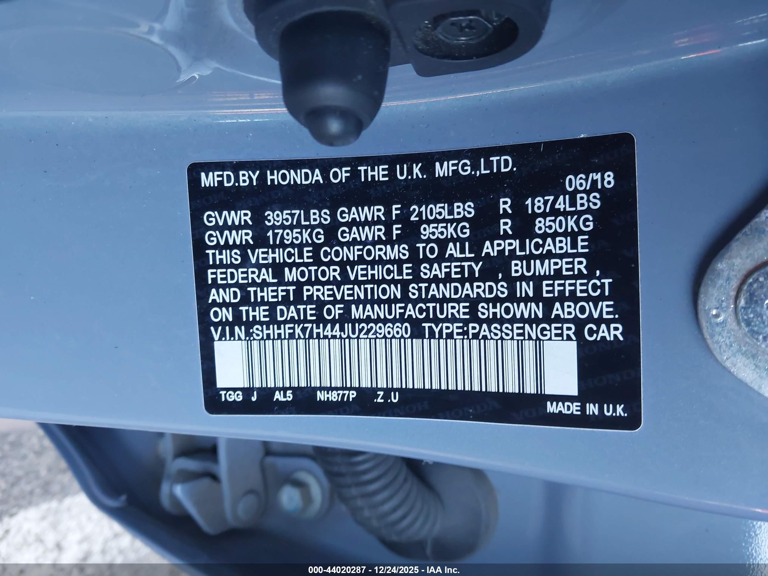 HONDA CIVIC image 9