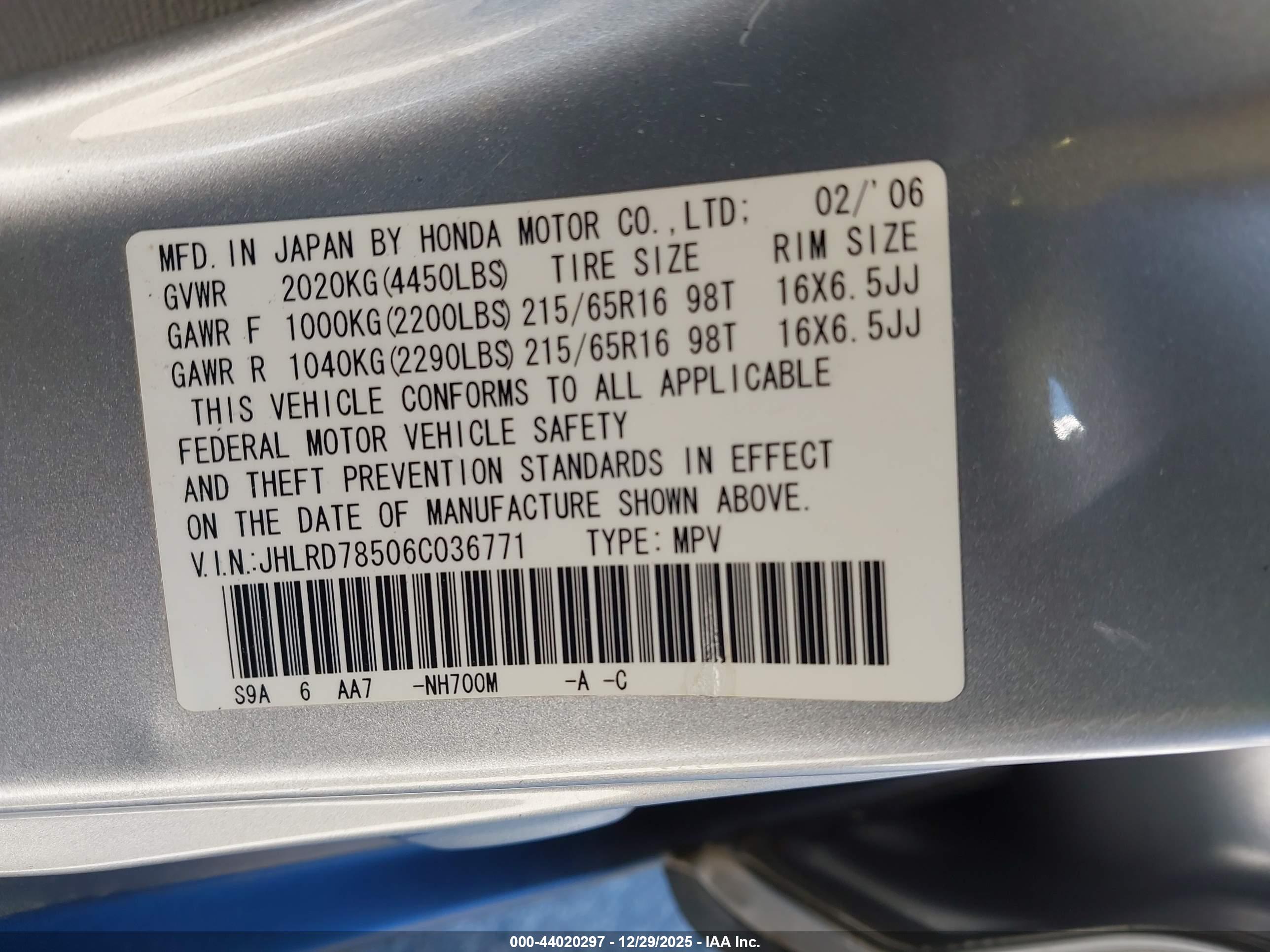 HONDA CR-V image 9