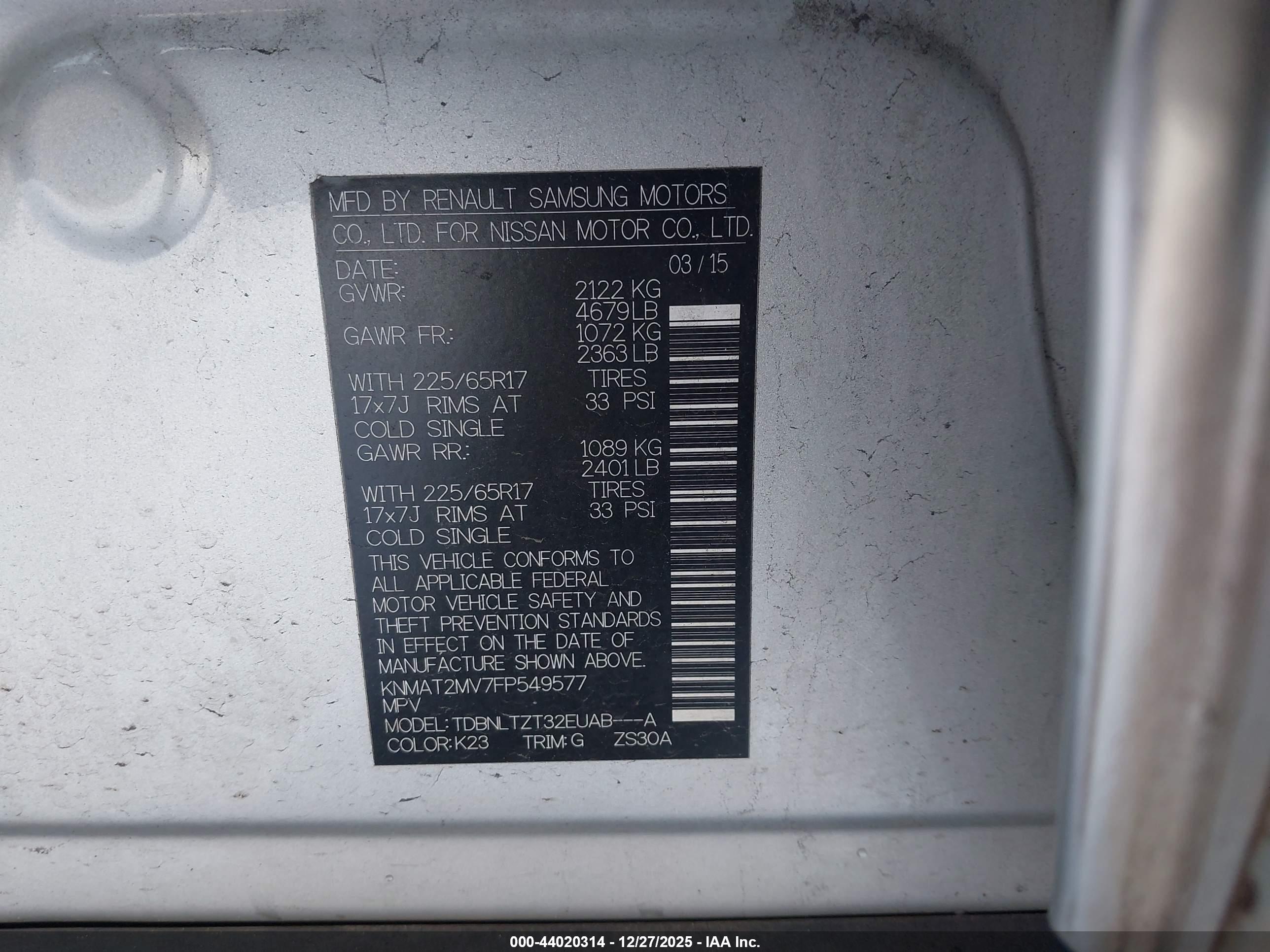 NISSAN ROGUE image 9