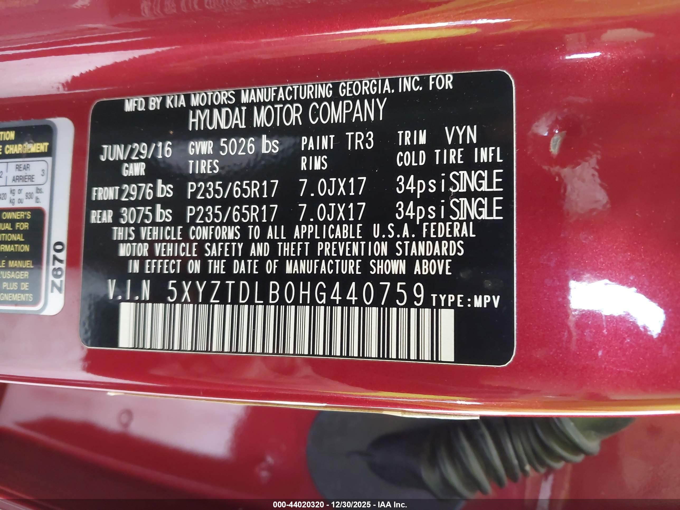 HYUNDAI SANTA image 9