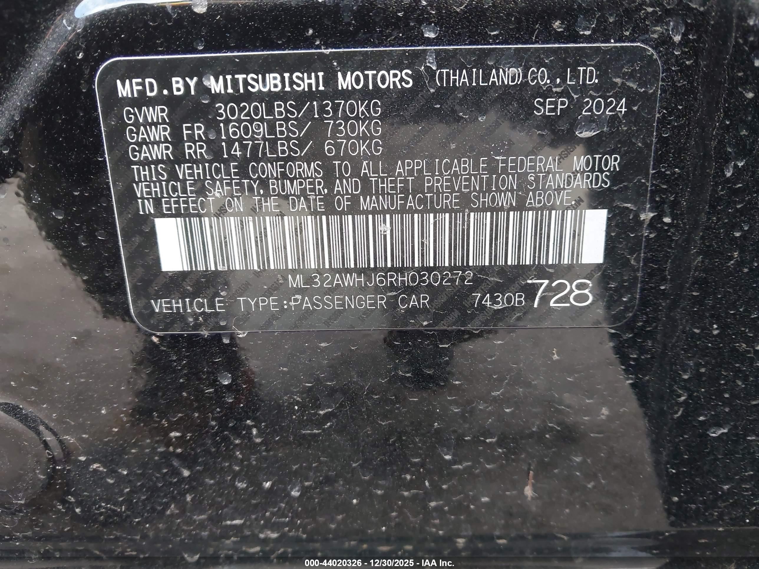 MITSUBISHI MIRAGE image 9