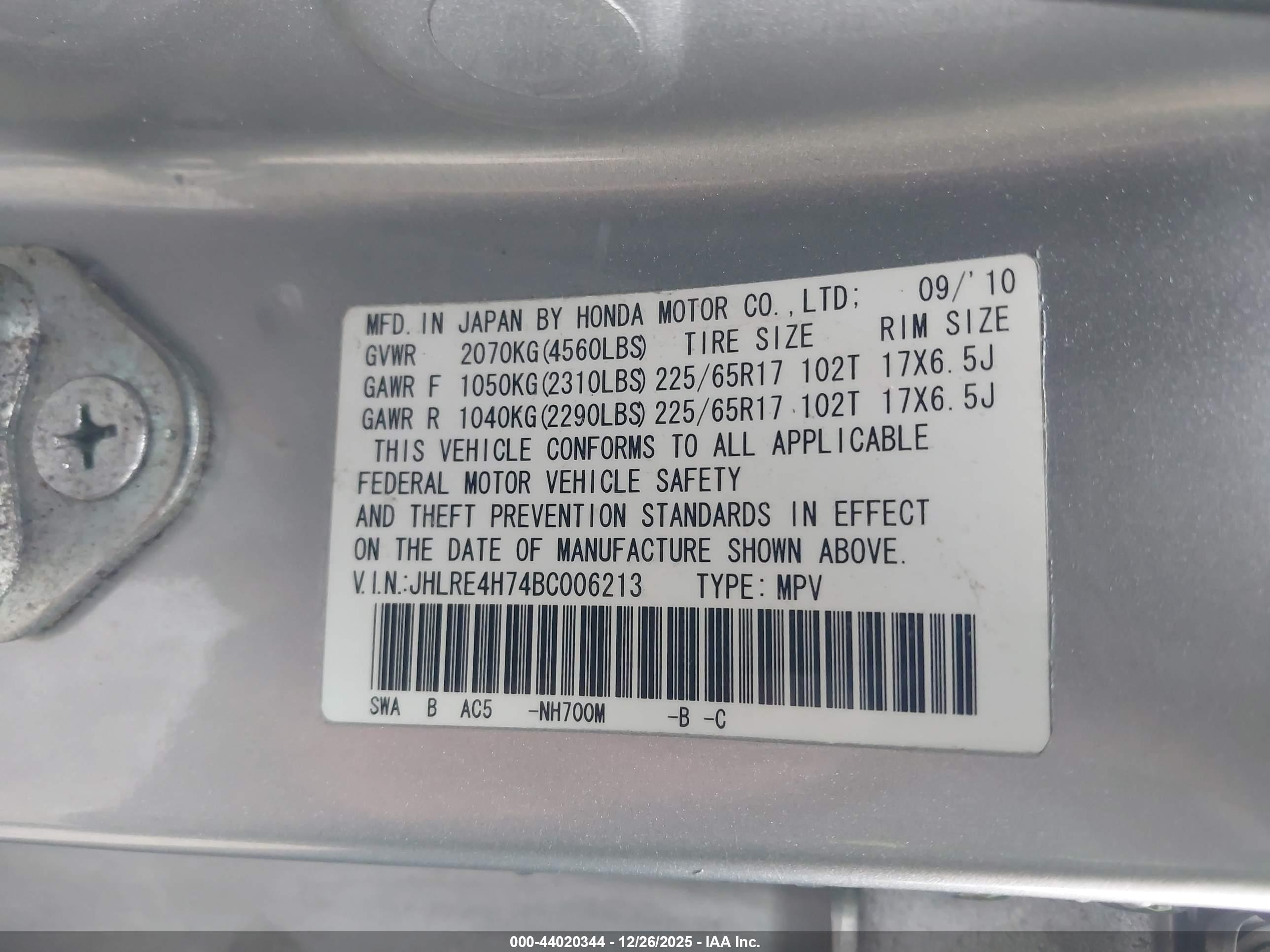 HONDA CR-V image 9