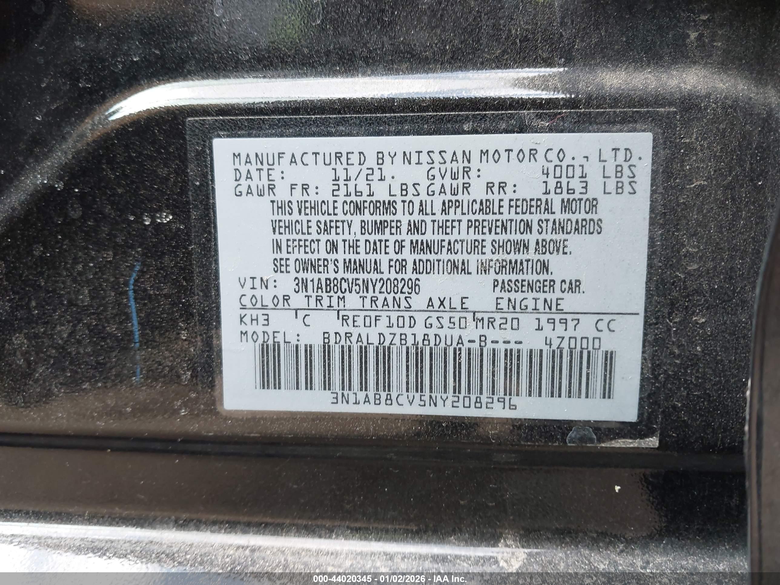 NISSAN SENTRA image 9