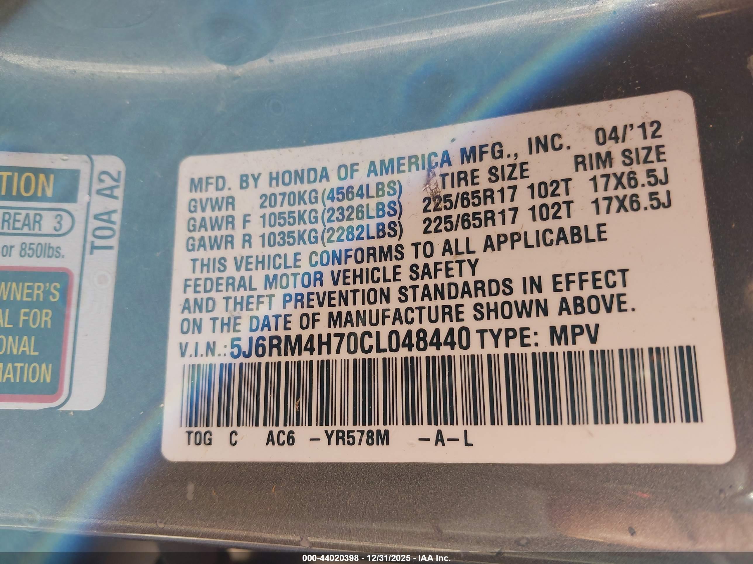 HONDA CR-V image 9