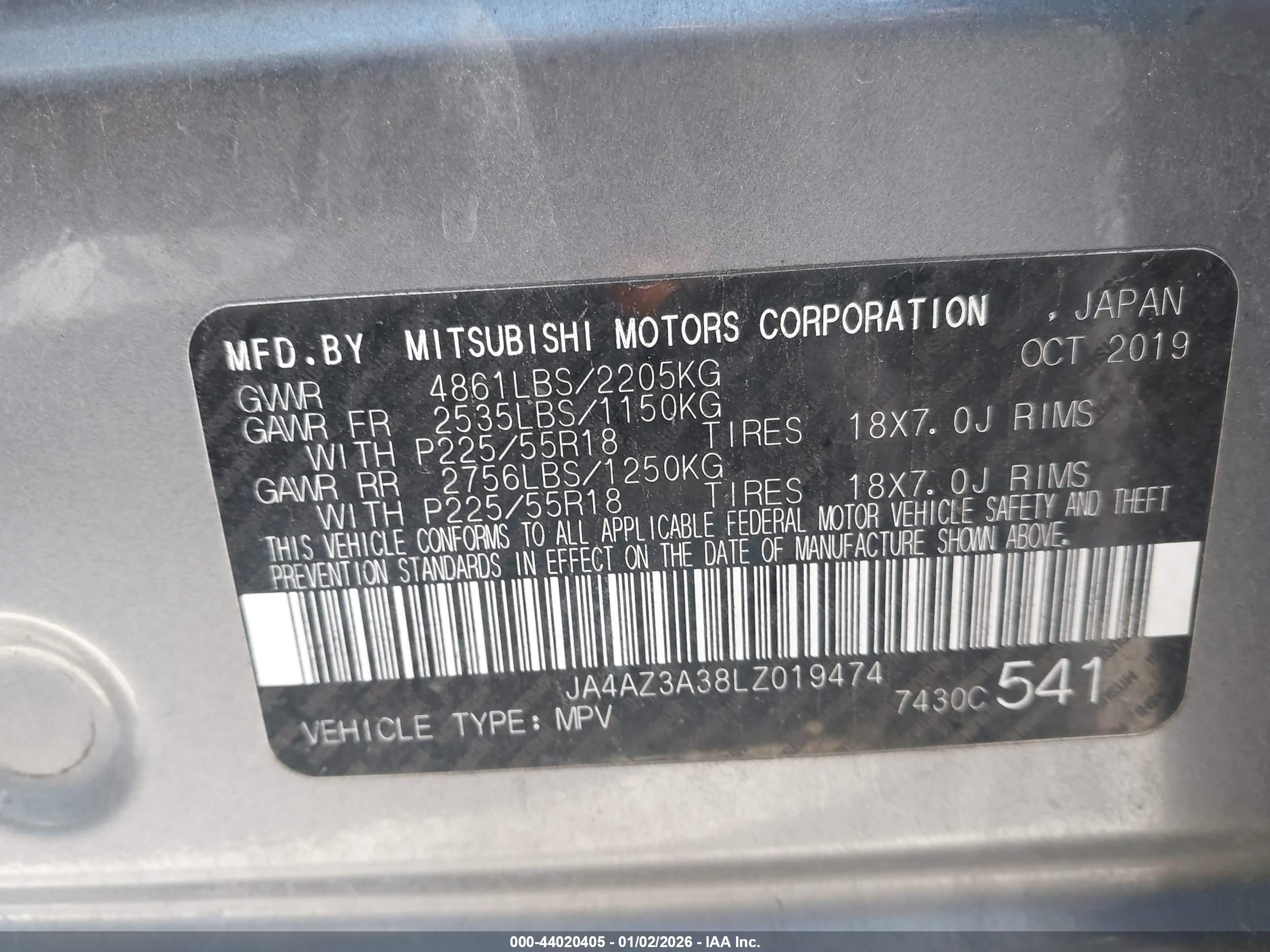 MITSUBISHI OUTLANDER image 9