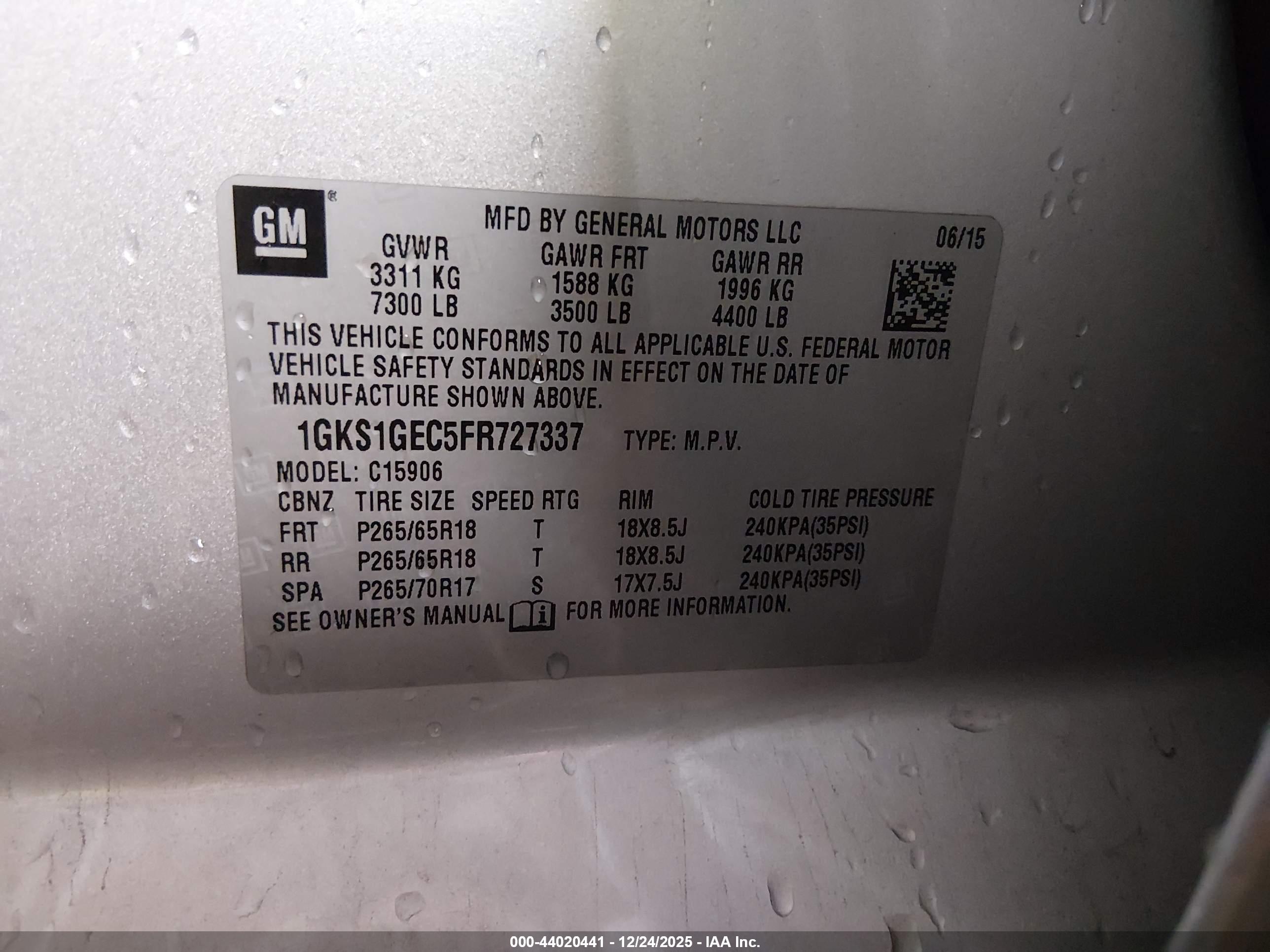GMC YUKON image 9