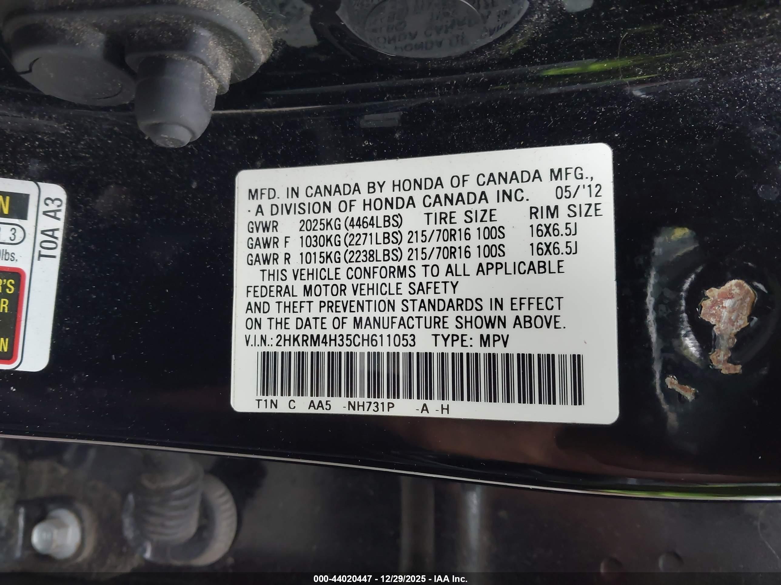 HONDA CR-V image 9