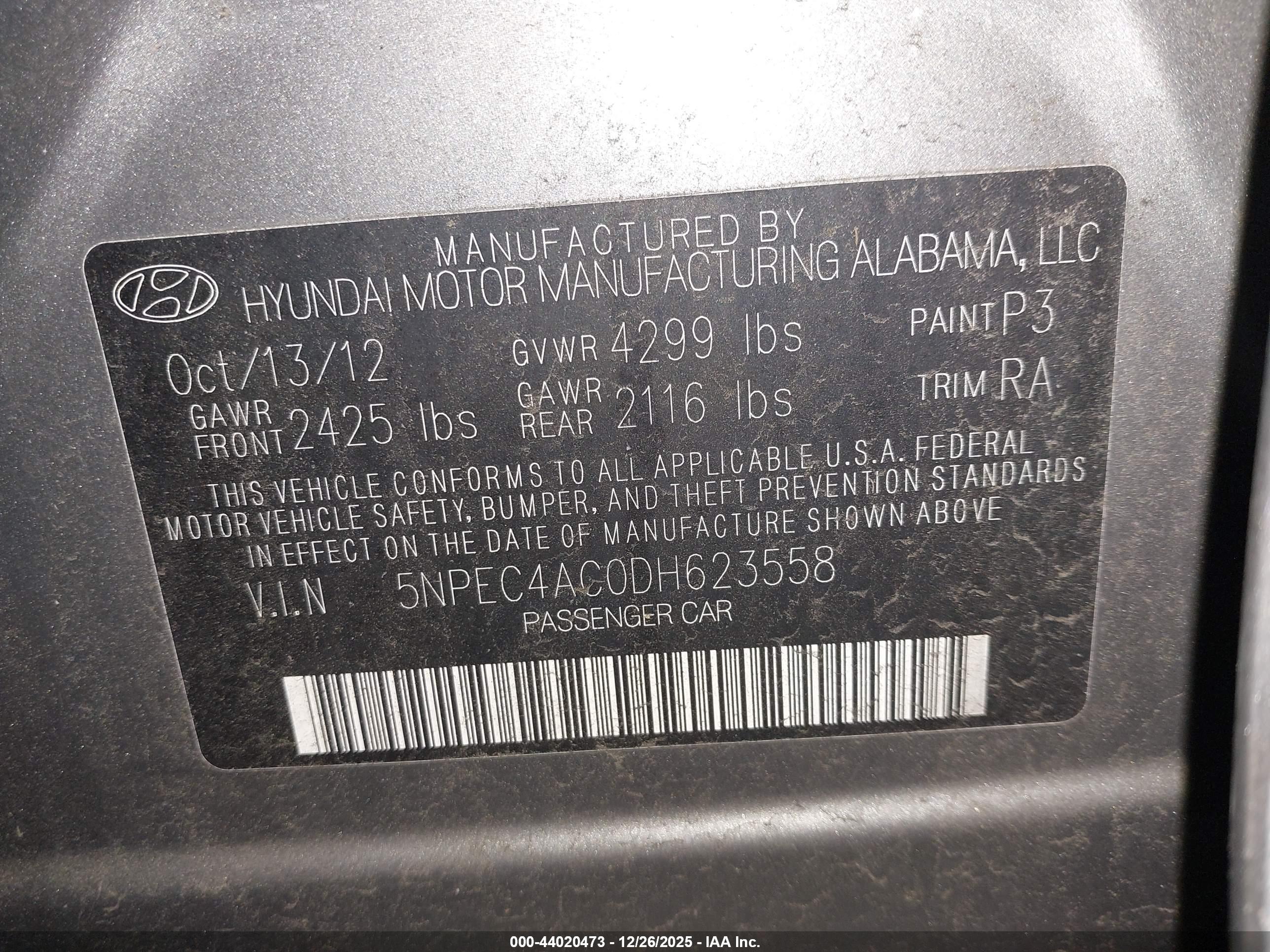 HYUNDAI SONATA image 9