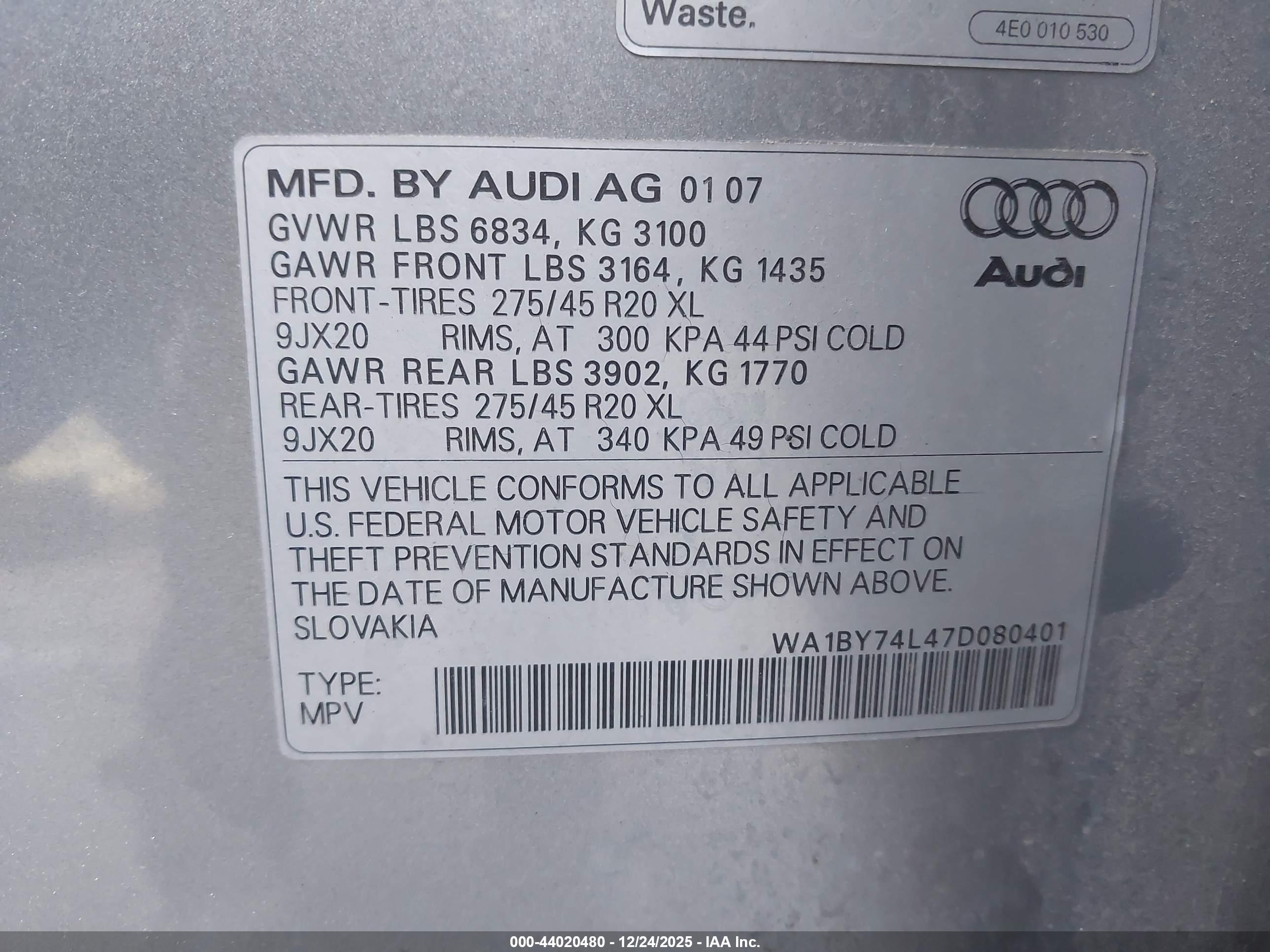 AUDI Q7 image 9