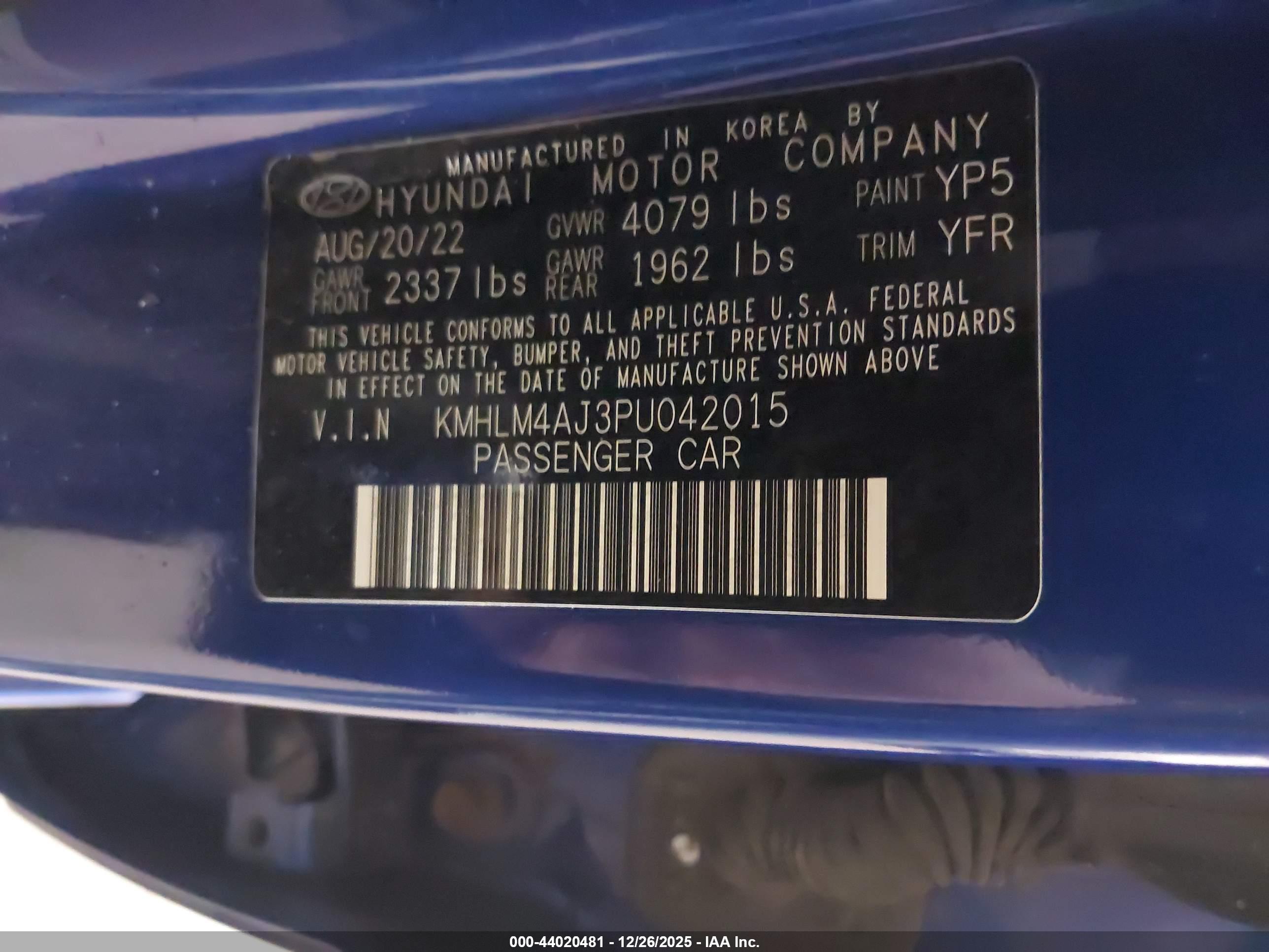 HYUNDAI ELANTRA image 9