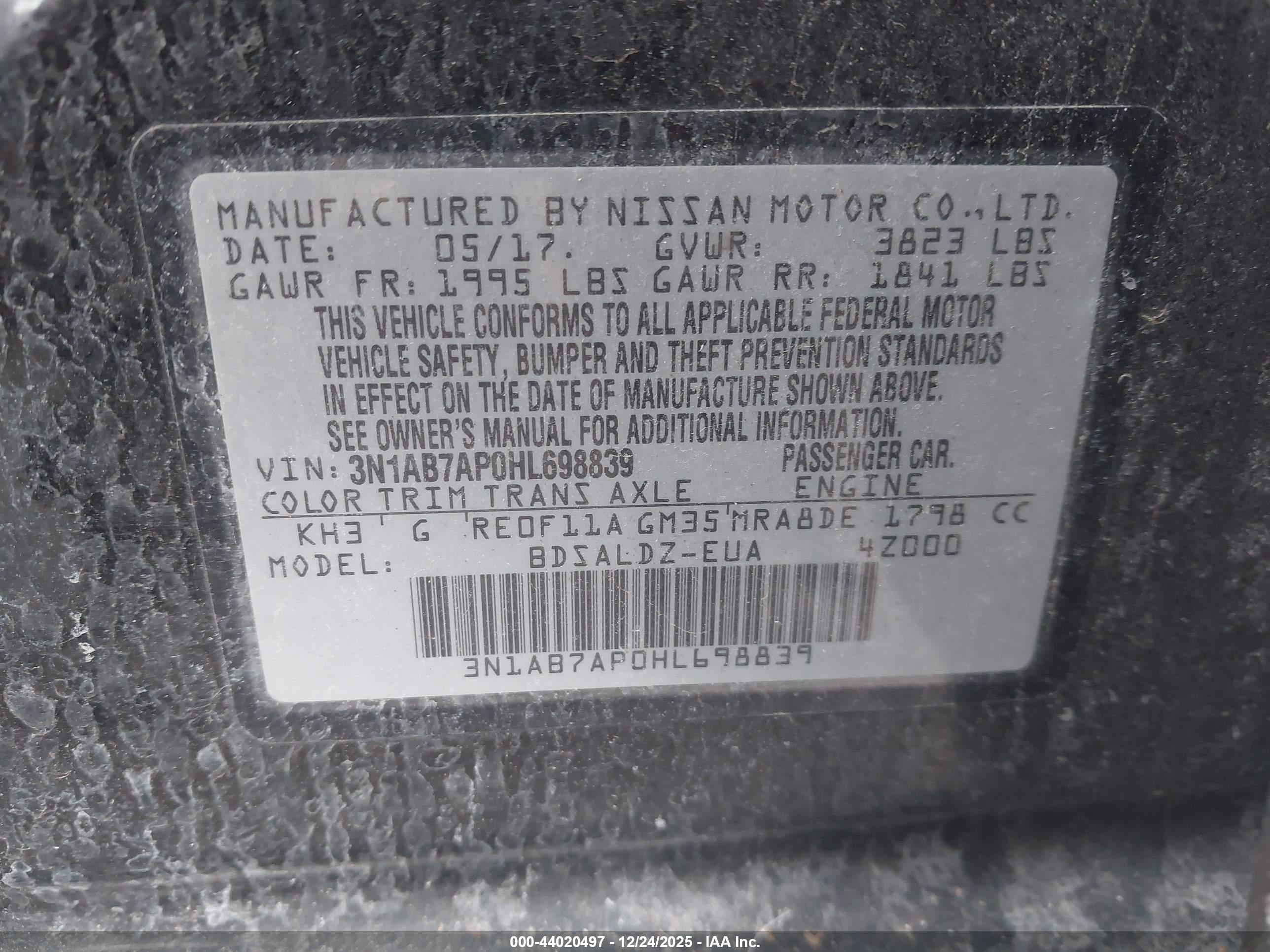 NISSAN SENTRA image 9