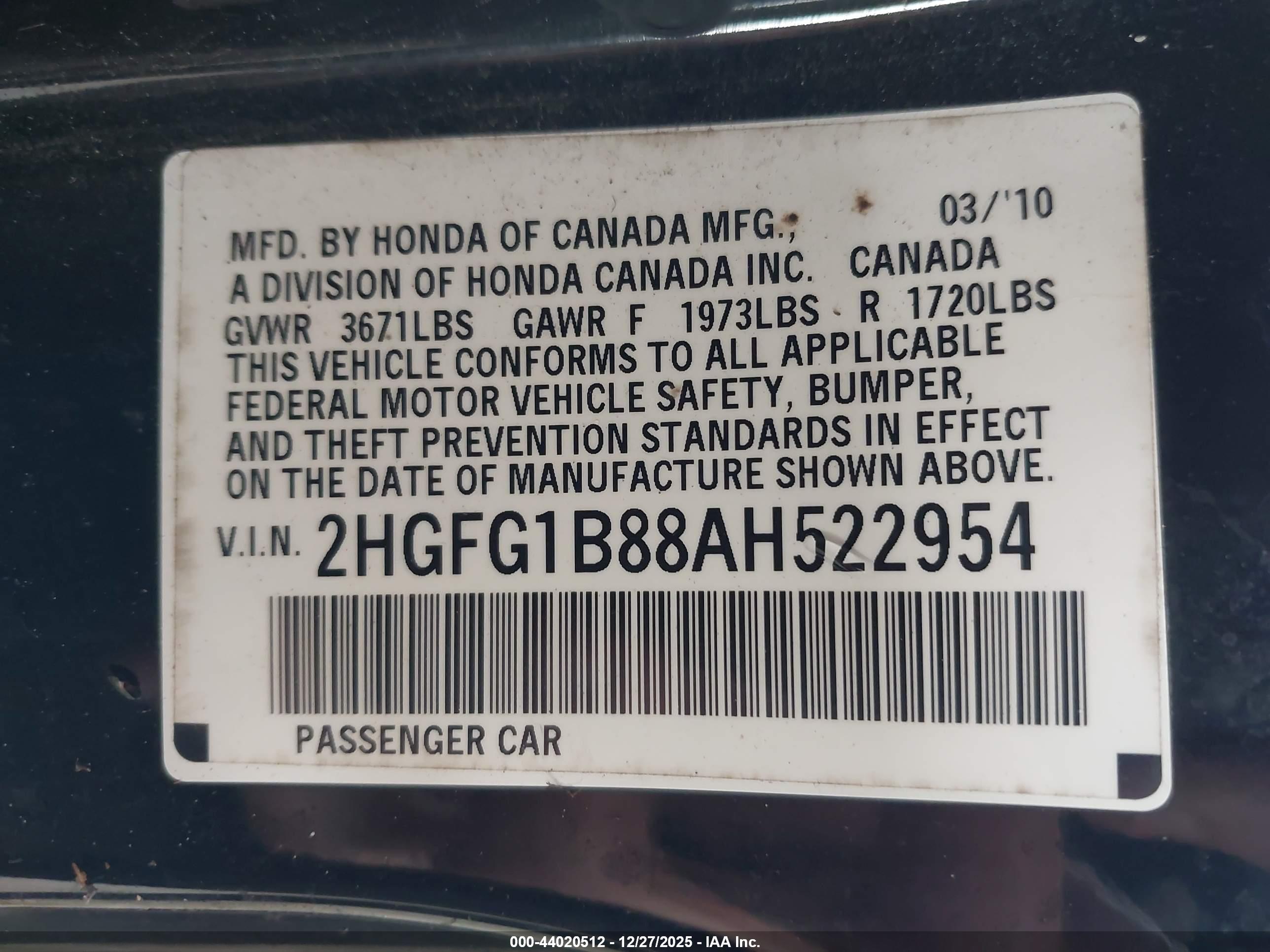 HONDA CIVIC image 9