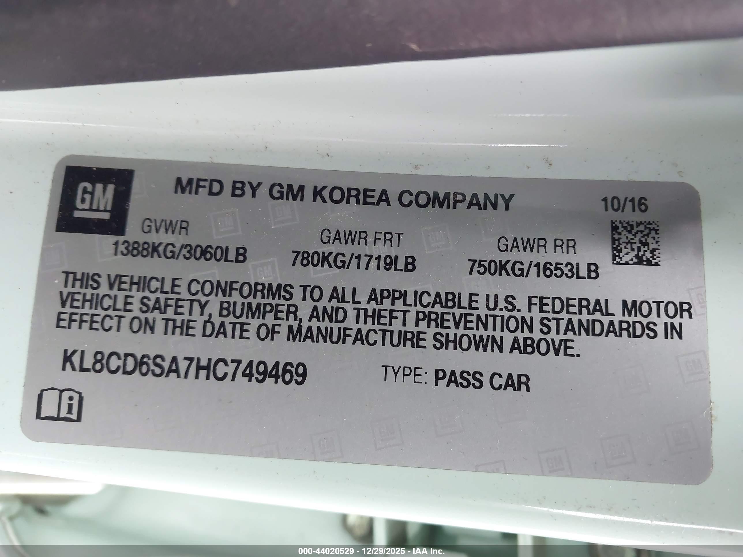 CHEVROLET SPARK image 9