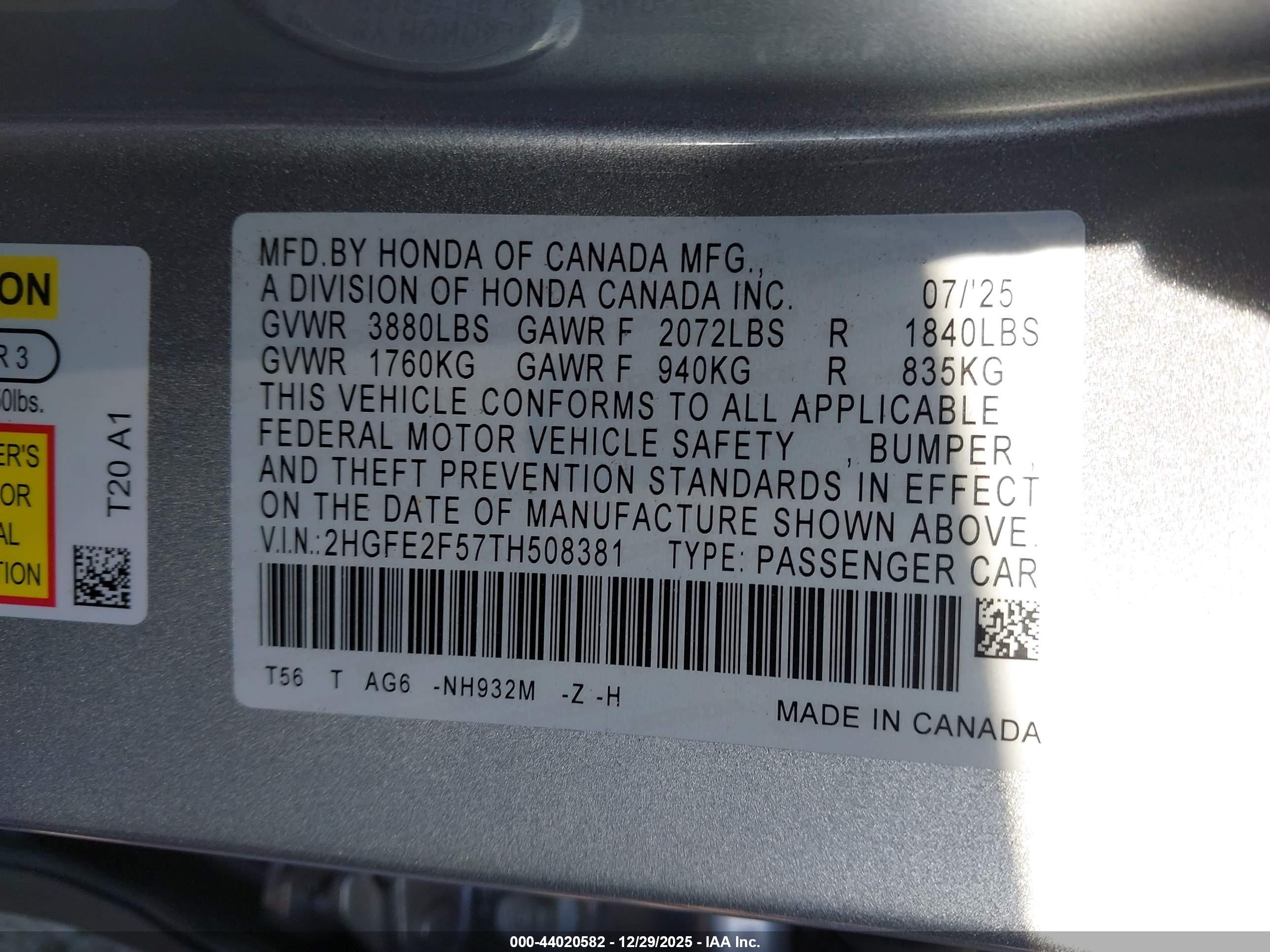 HONDA CIVIC image 9