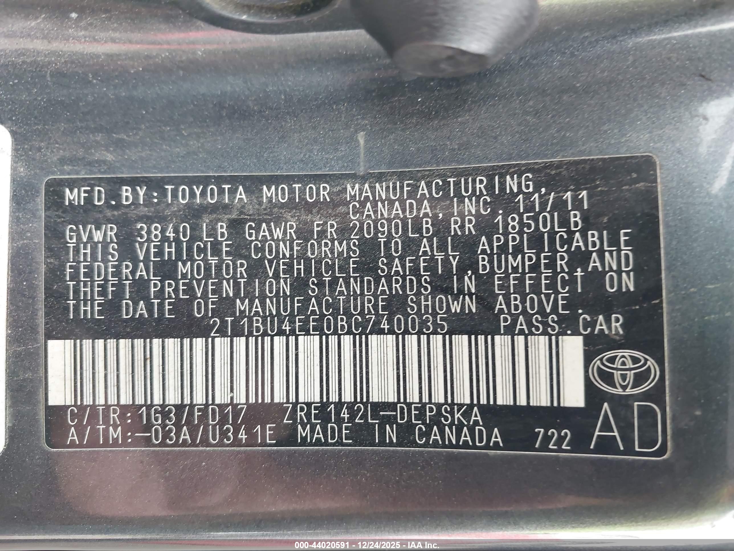 TOYOTA COROLLA image 9