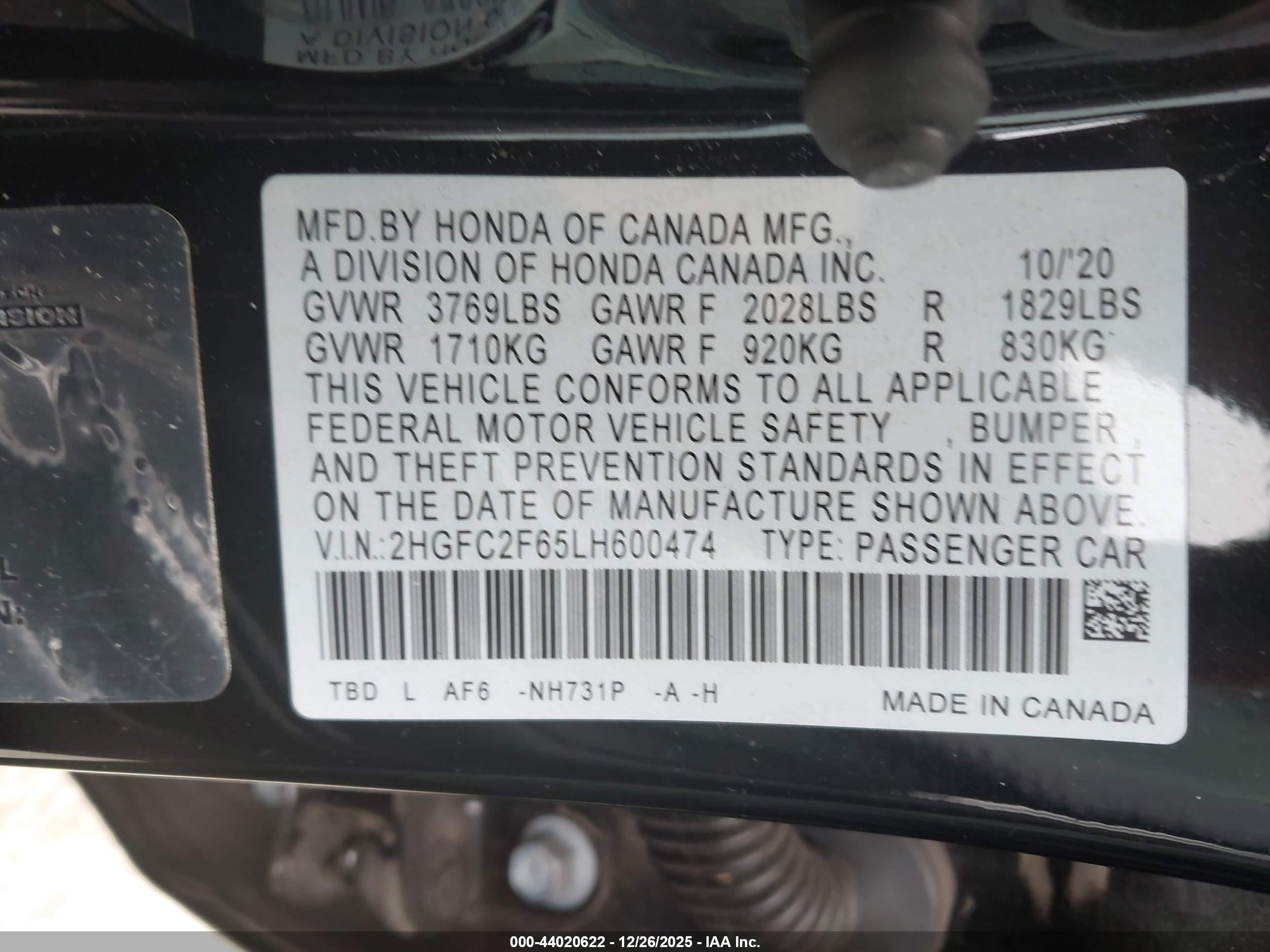 HONDA CIVIC image 9