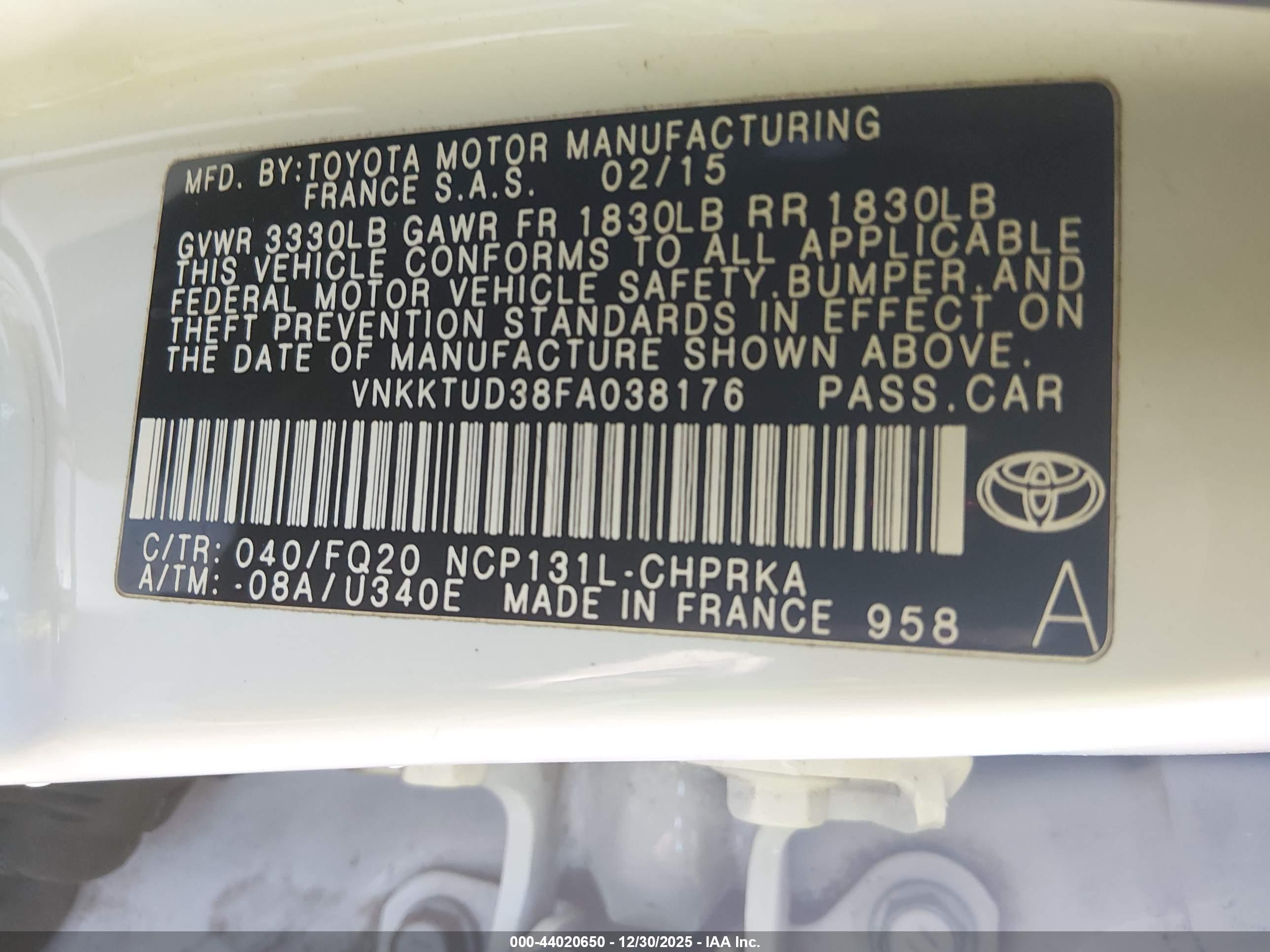 TOYOTA YARIS image 9