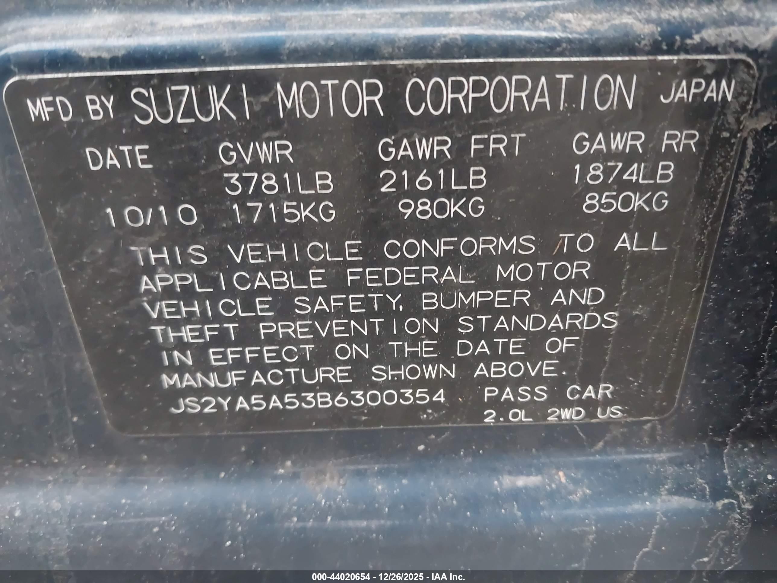 SUZUKI SX4 image 9