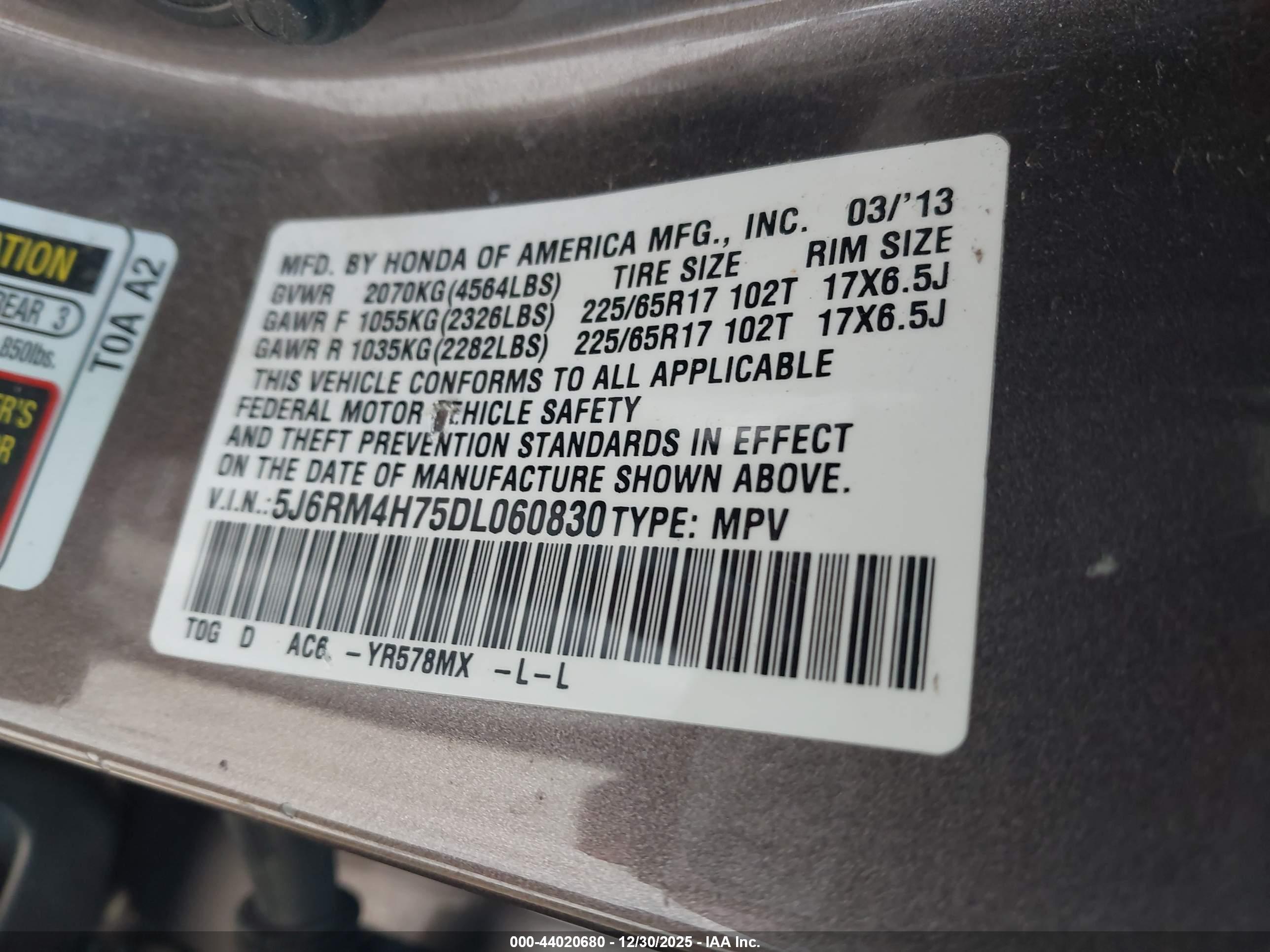 HONDA CR-V image 9