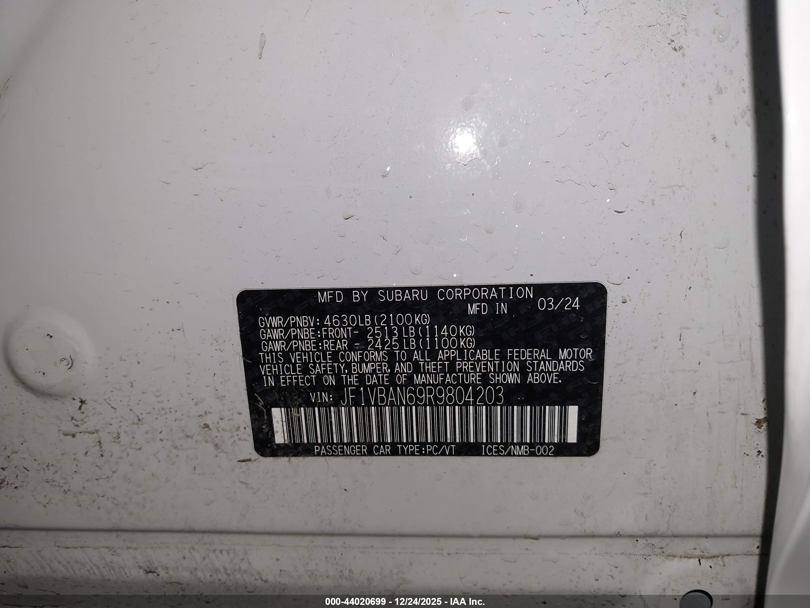 SUBARU WRX image 9