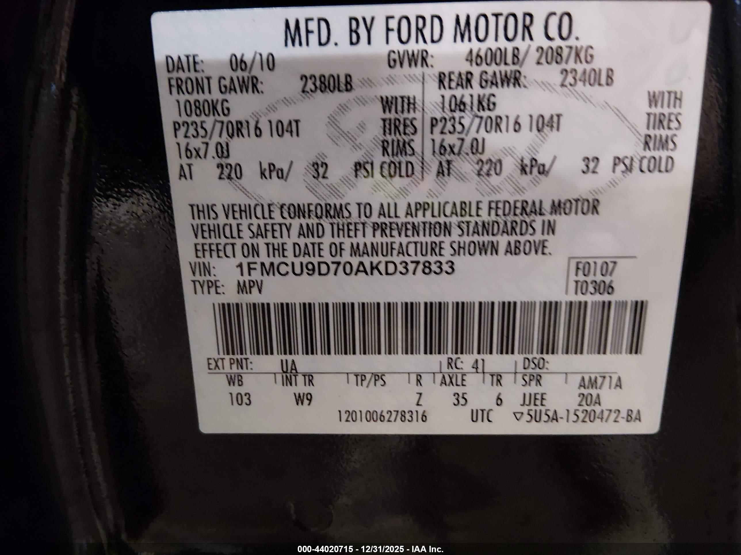 FORD ESCAPE image 9