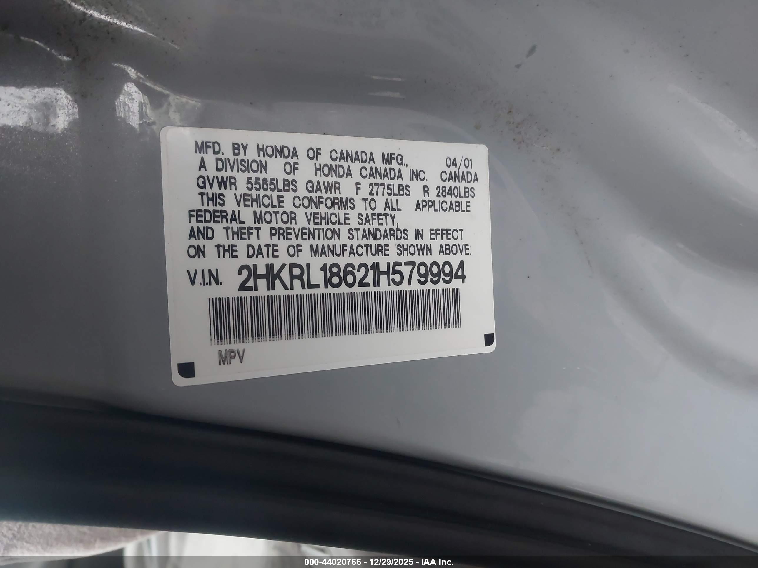 HONDA ODYSSEY image 9