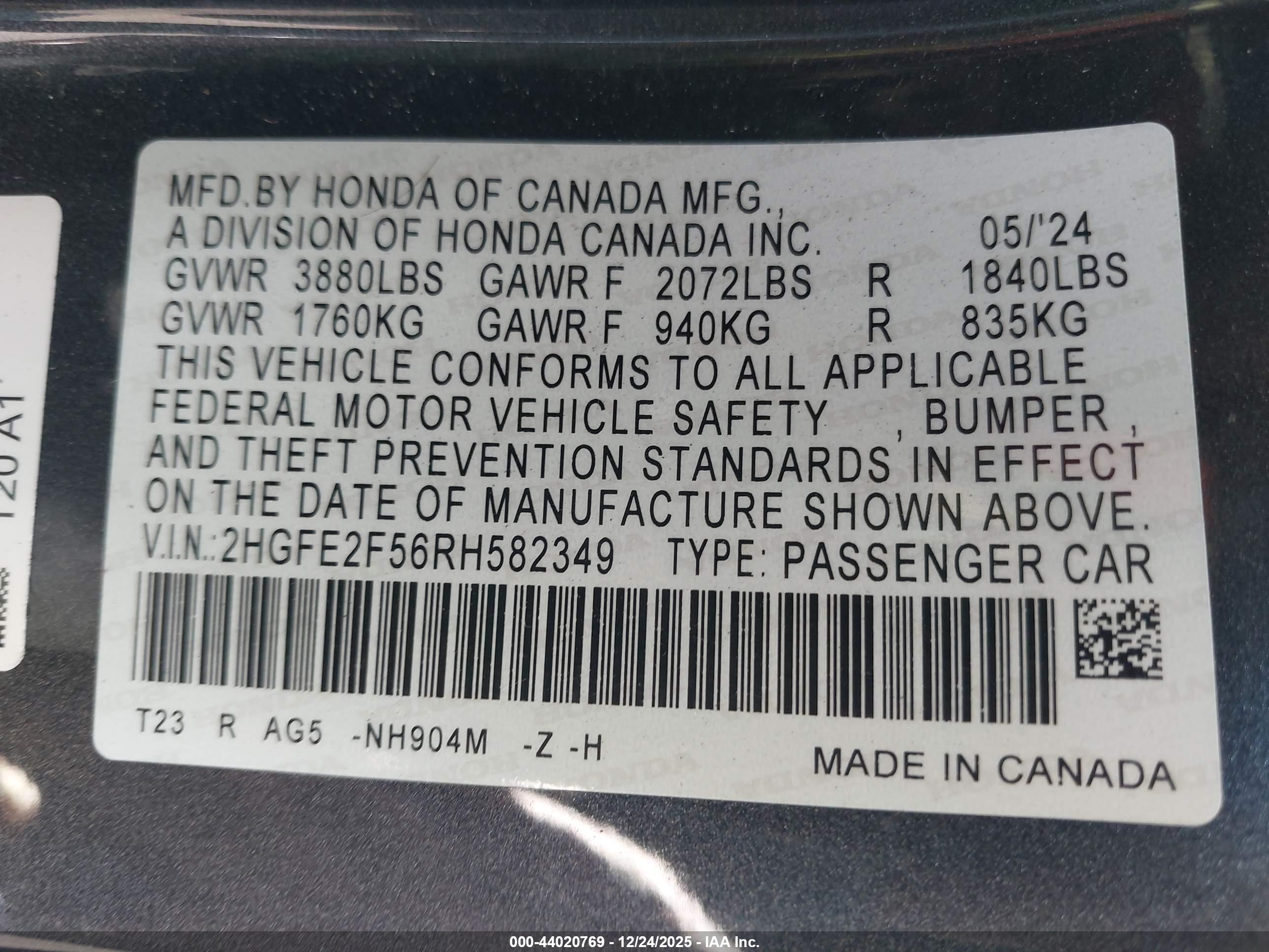HONDA CIVIC image 9