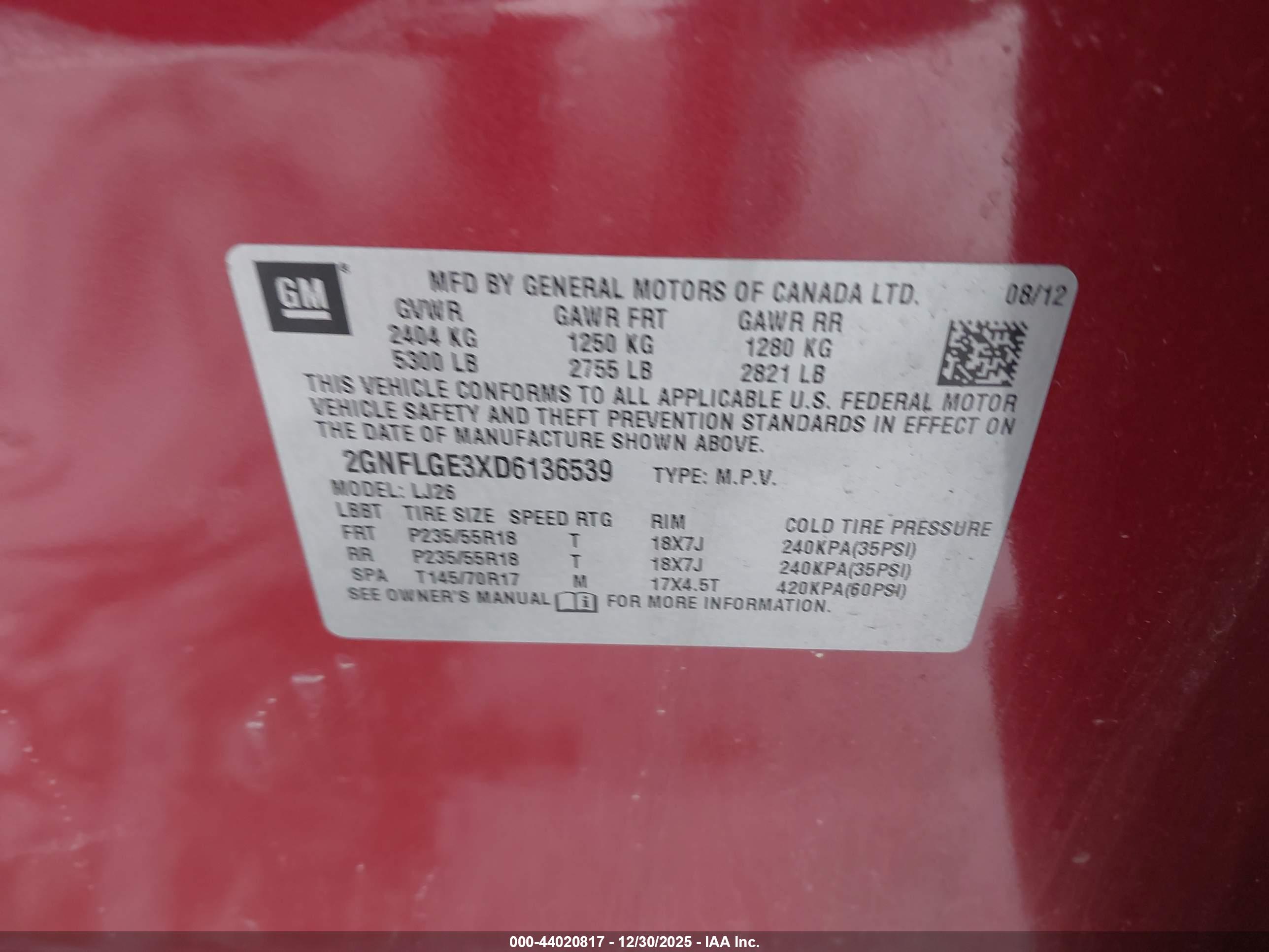 CHEVROLET EQUINOX image 9
