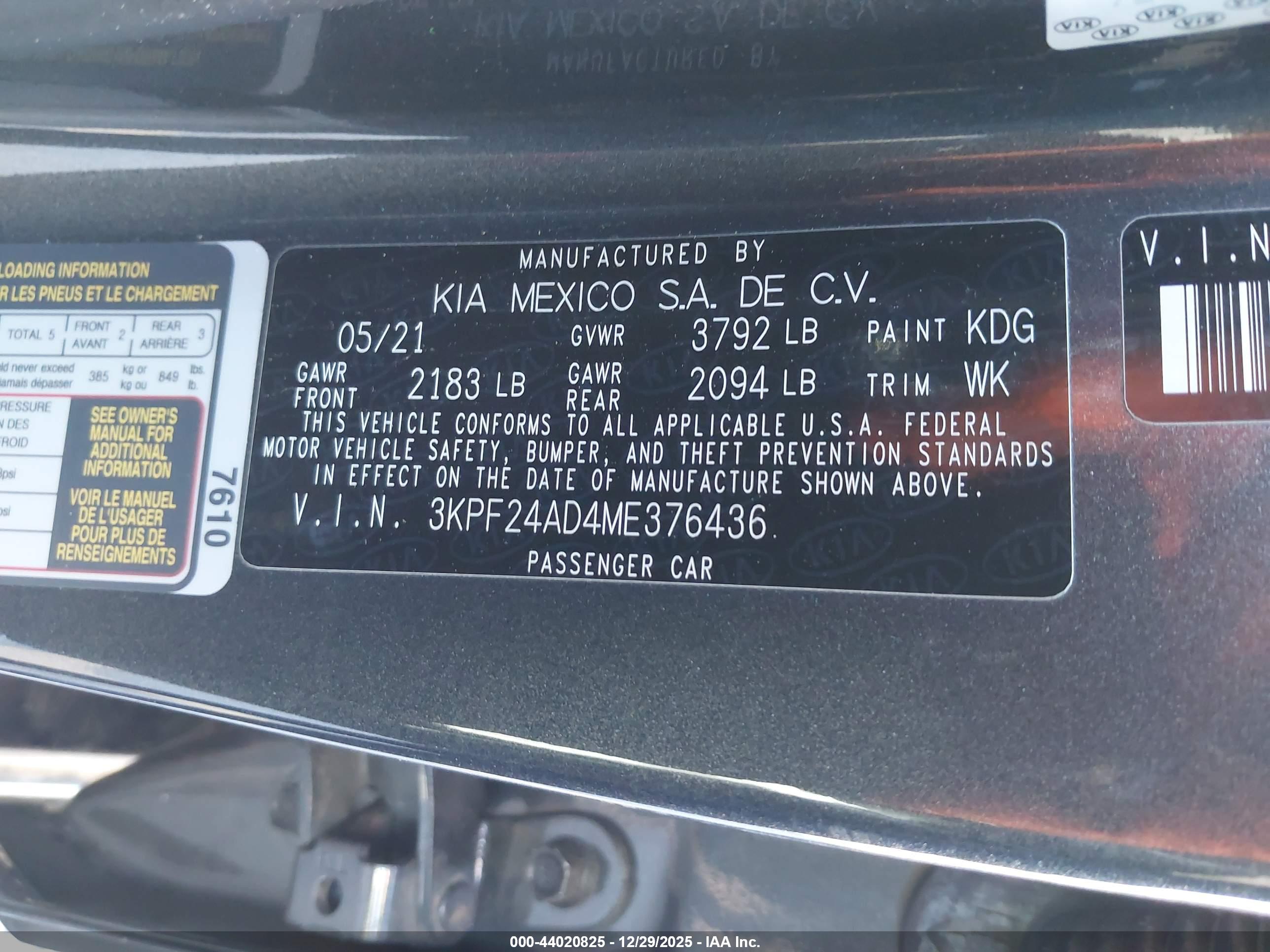 KIA FORTE image 9