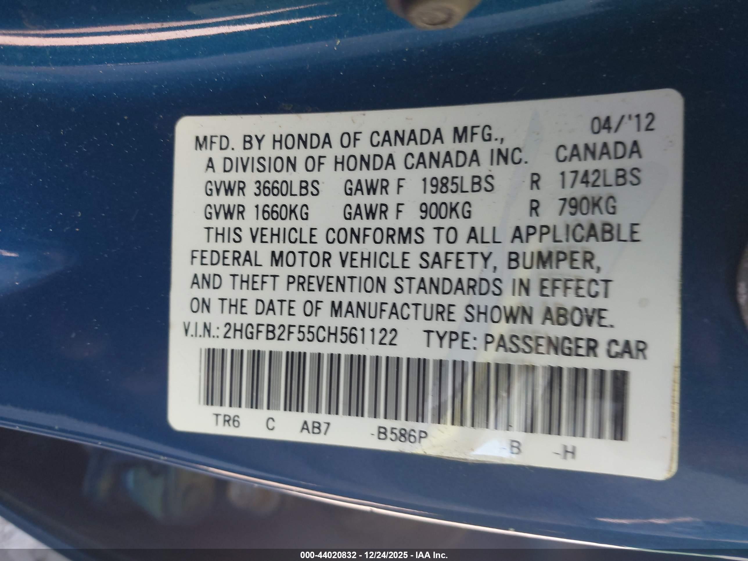 HONDA CIVIC image 9