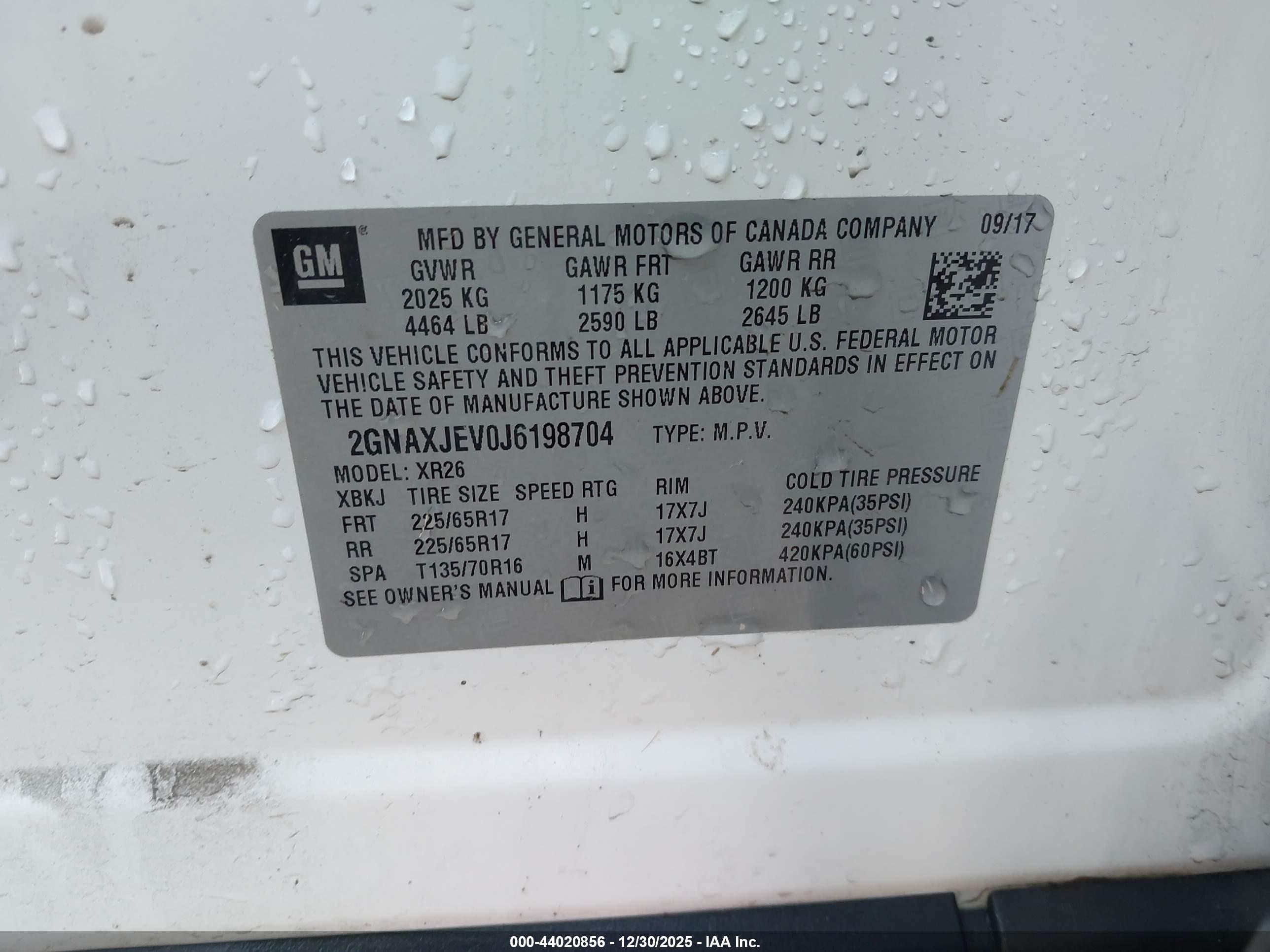 CHEVROLET EQUINOX image 9