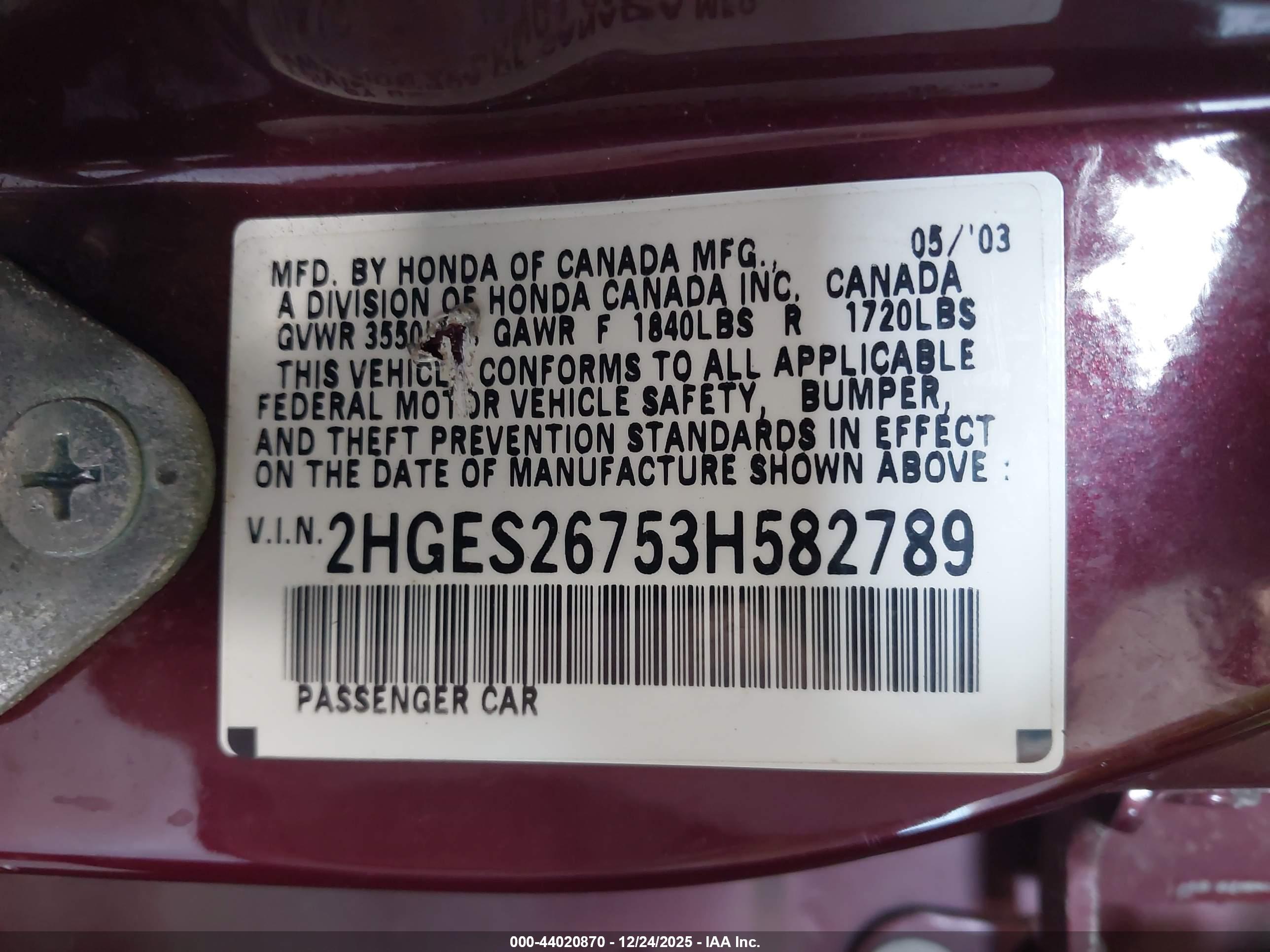 HONDA CIVIC image 9