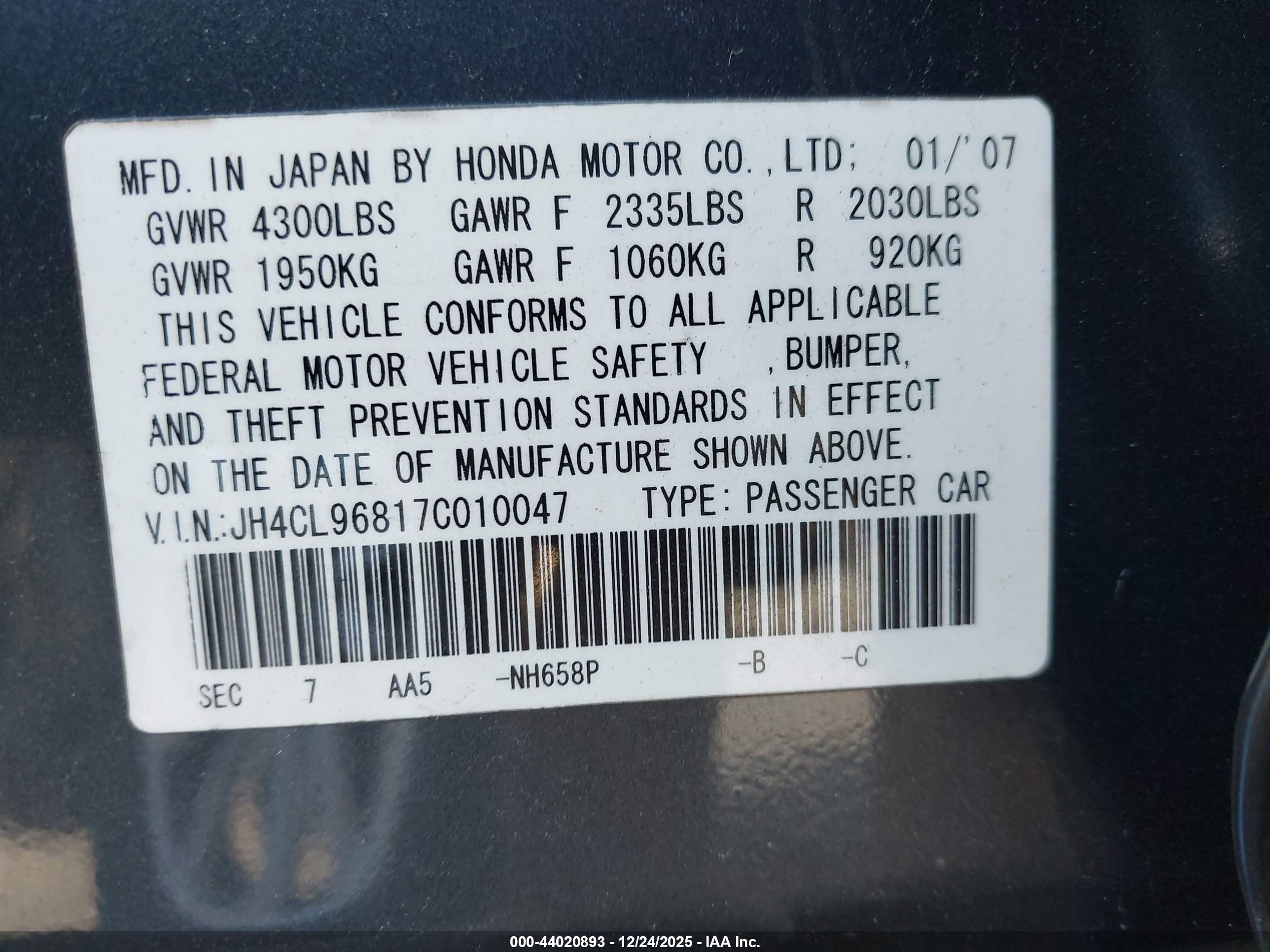 ACURA TSX image 9